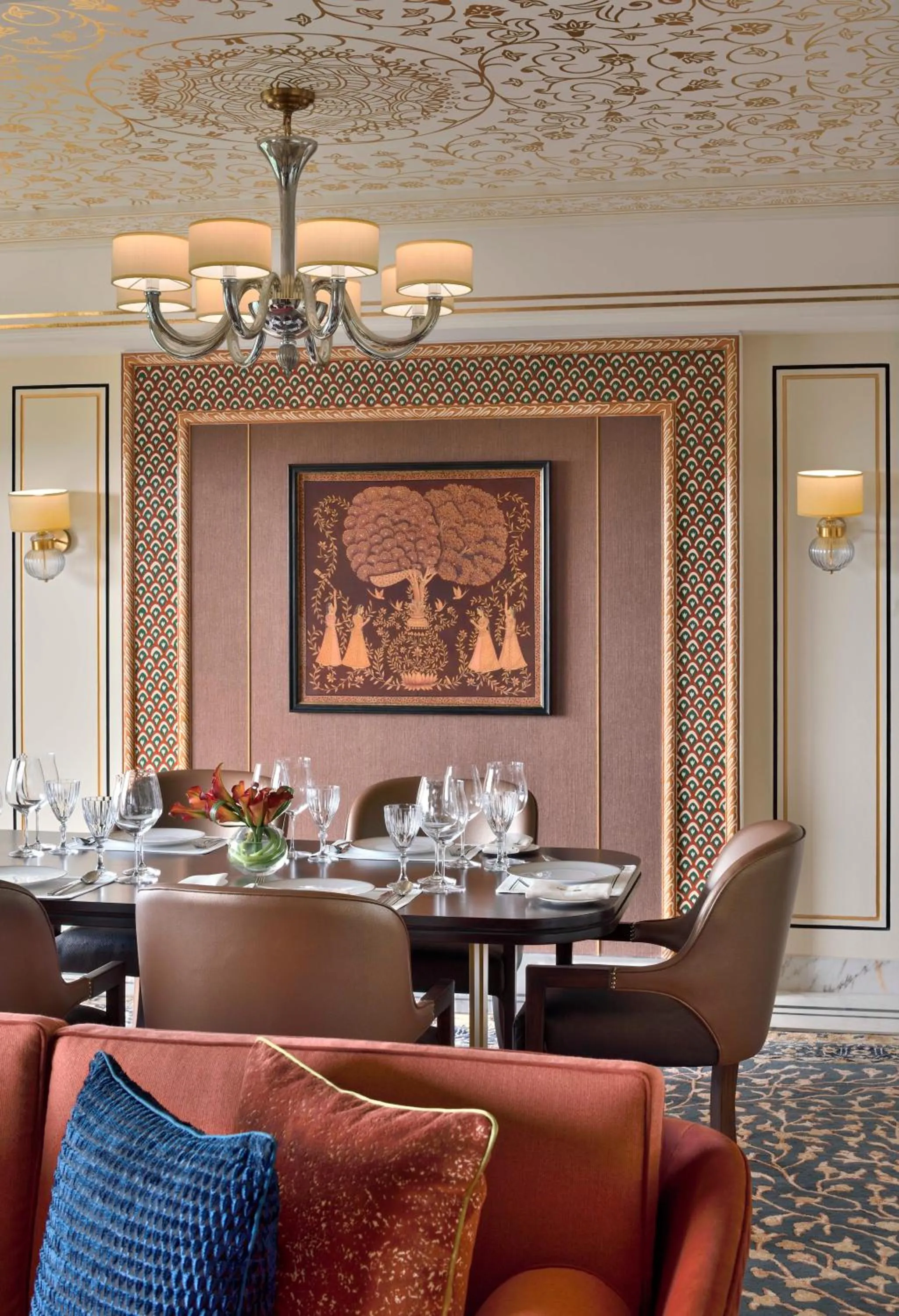 Dining area in Taj Mahal, New Delhi