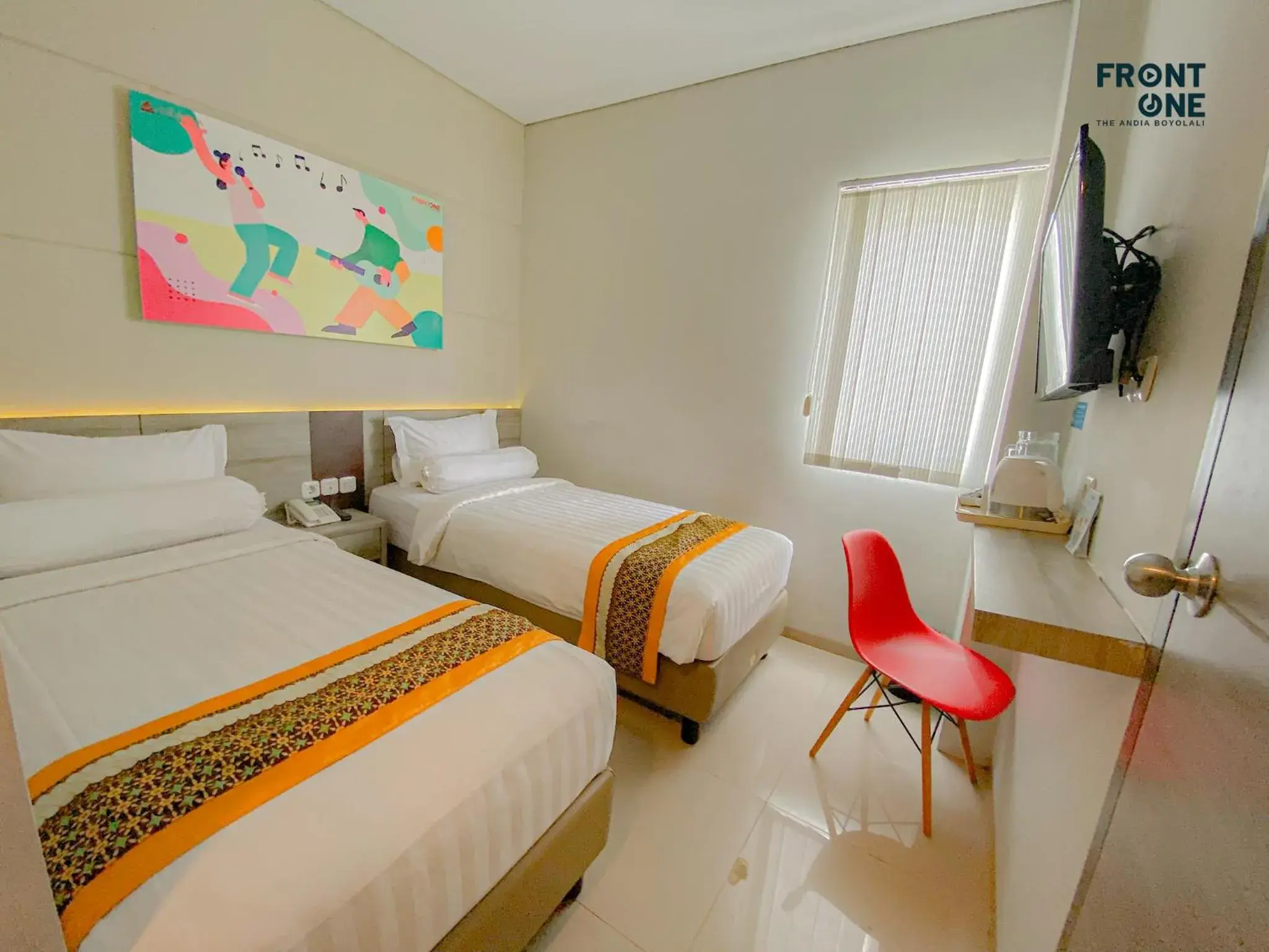 Bed in Front One The Andia Boyolali Bed in Front One The Andia Boyolali