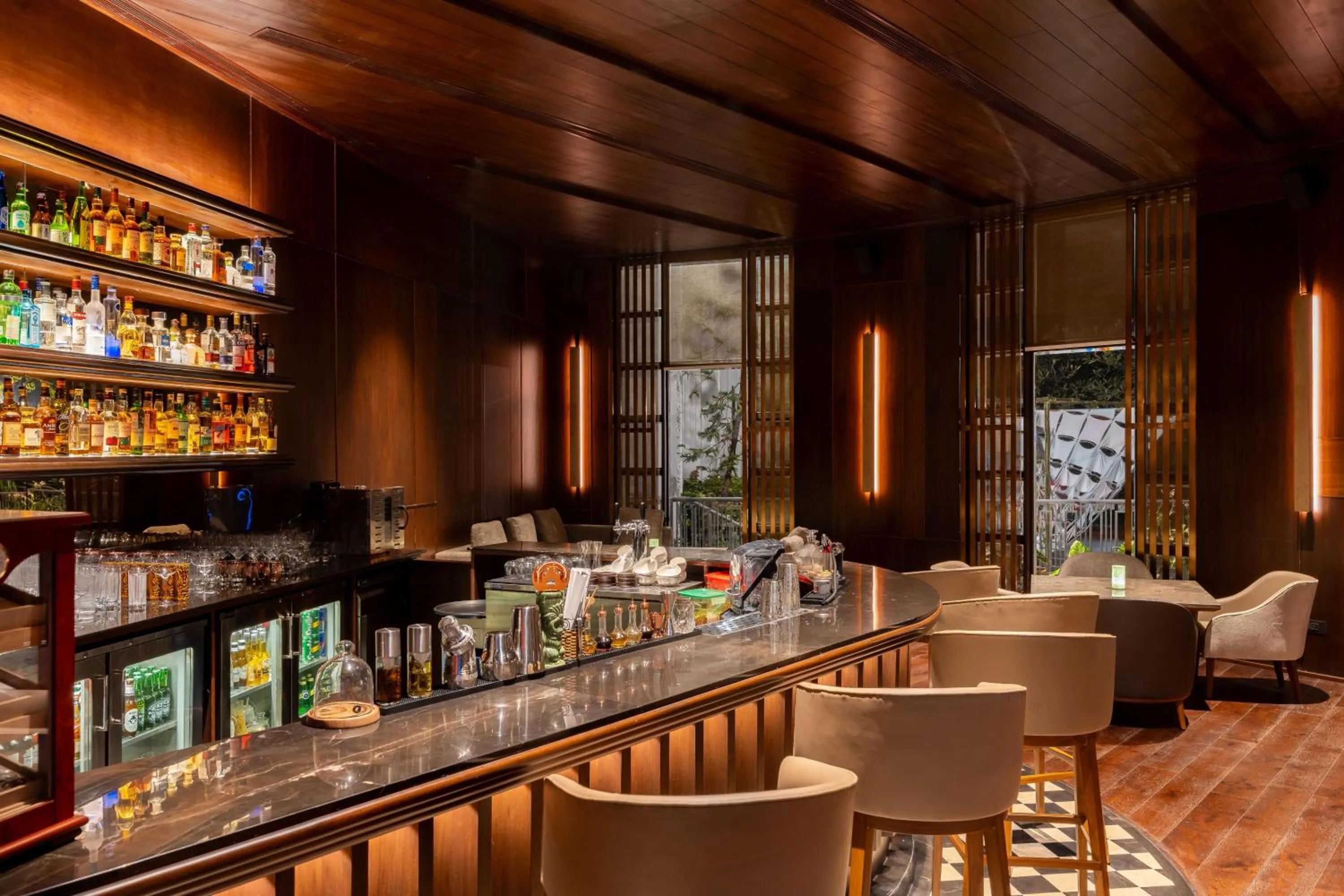 Lounge or bar in Taj Deccan