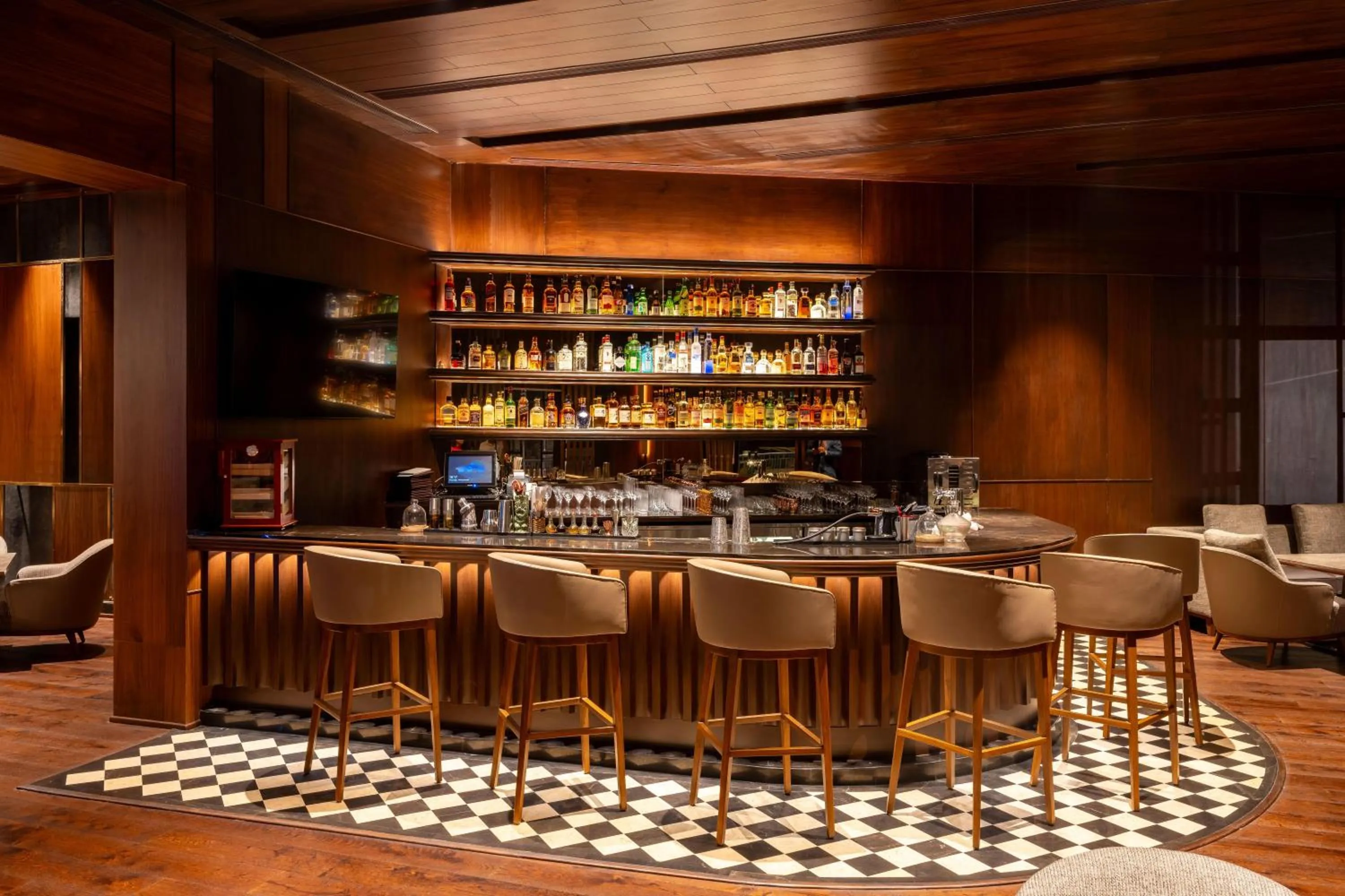 Lounge or bar in Taj Deccan