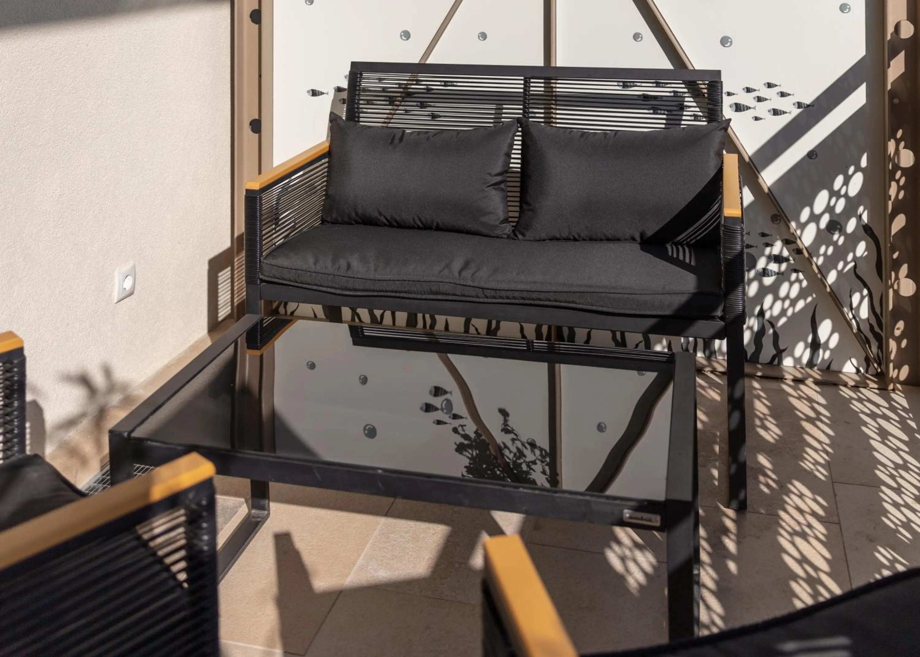 Balcony/Terrace in Pannonia Appartements 2