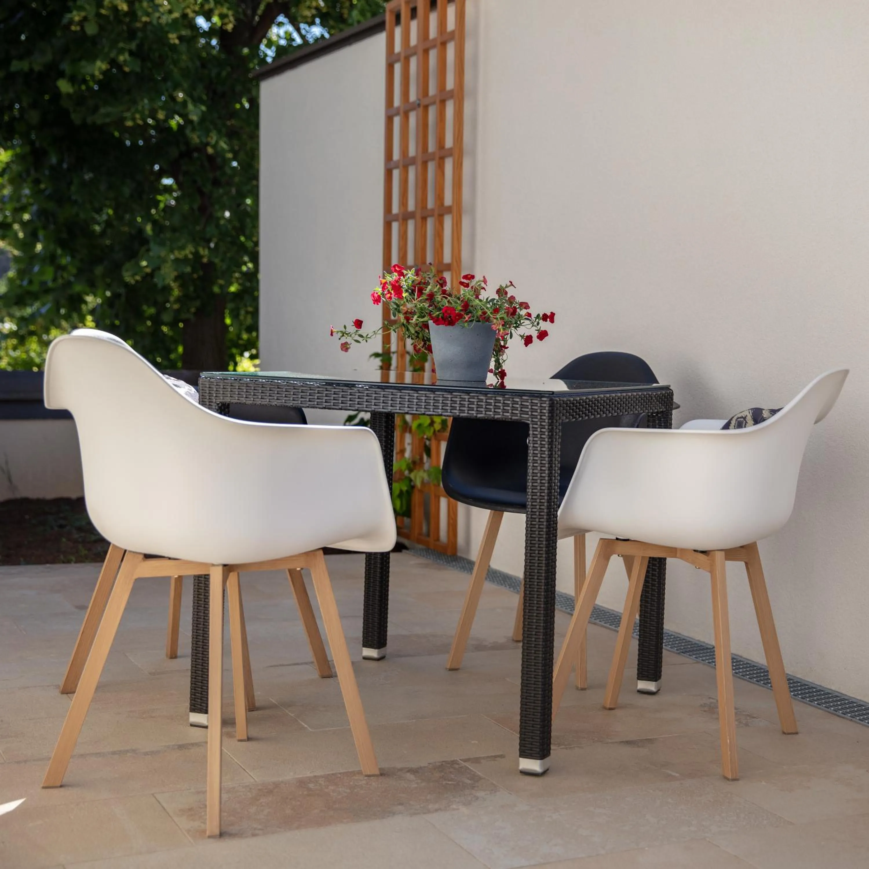 Balcony/Terrace in Pannonia Appartements 2