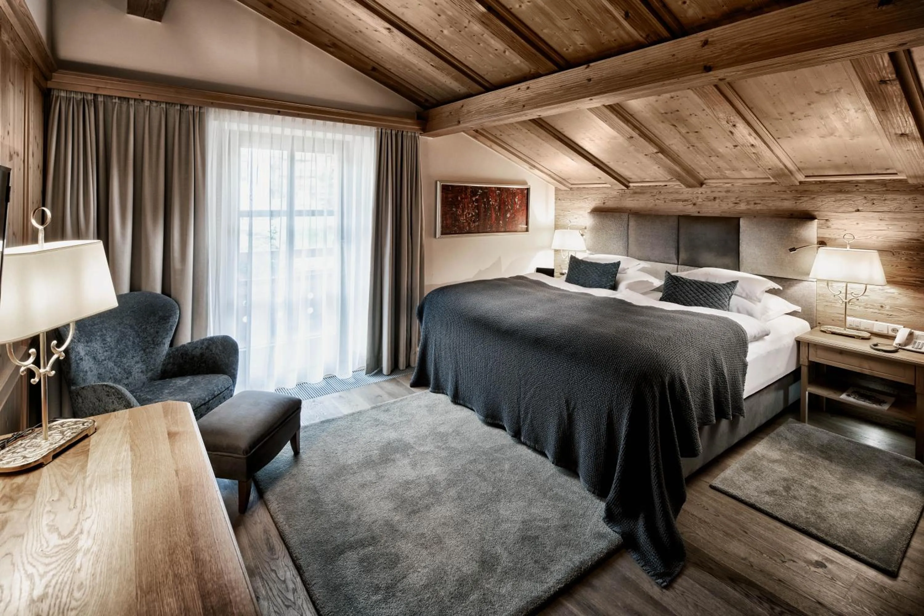 Bedroom, Bed in Burg Vital Resort