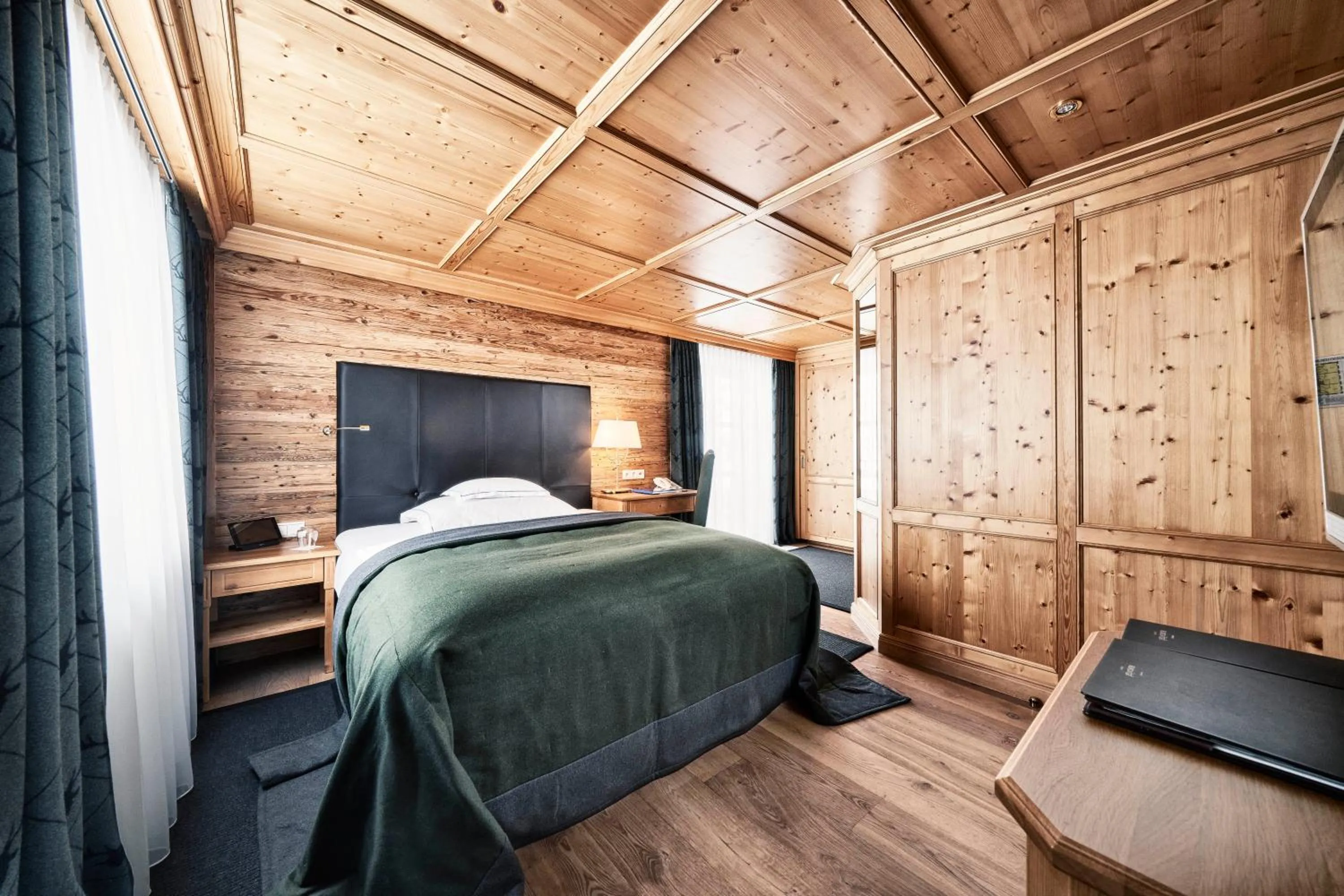 Bedroom, Bed in Burg Vital Resort