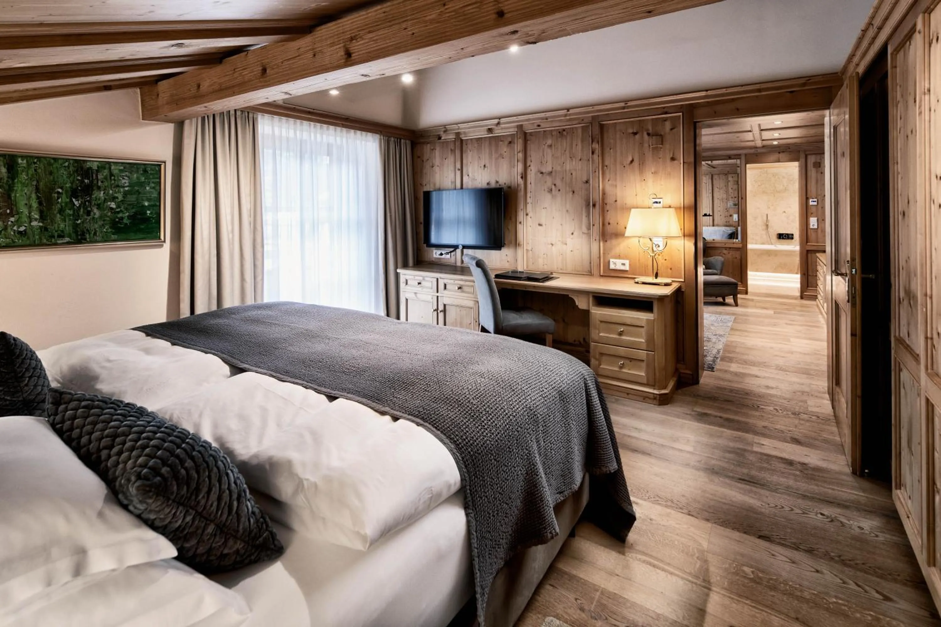 Bedroom, Bed in Burg Vital Resort