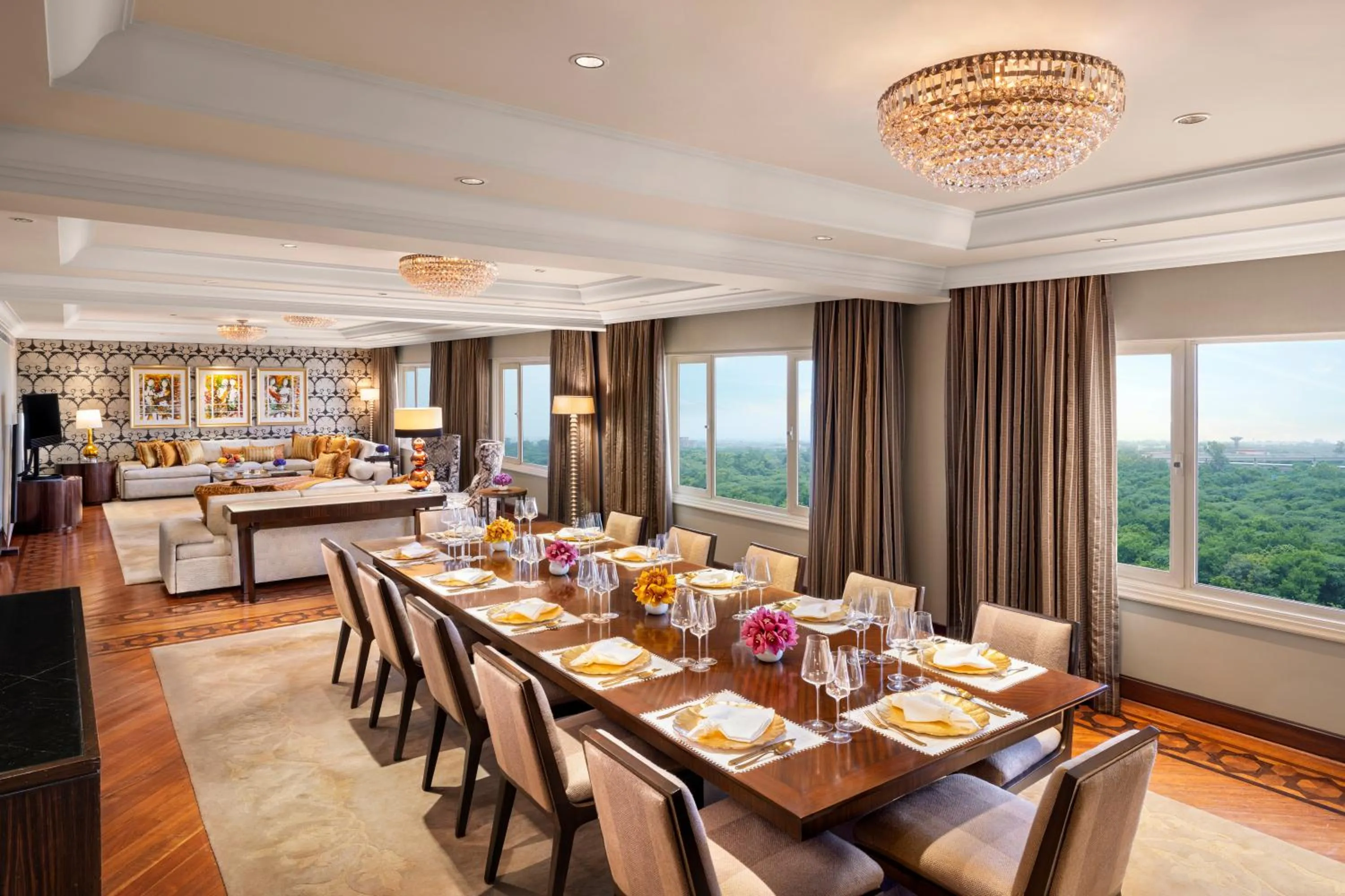 Living room in Taj Palace, New Delhi