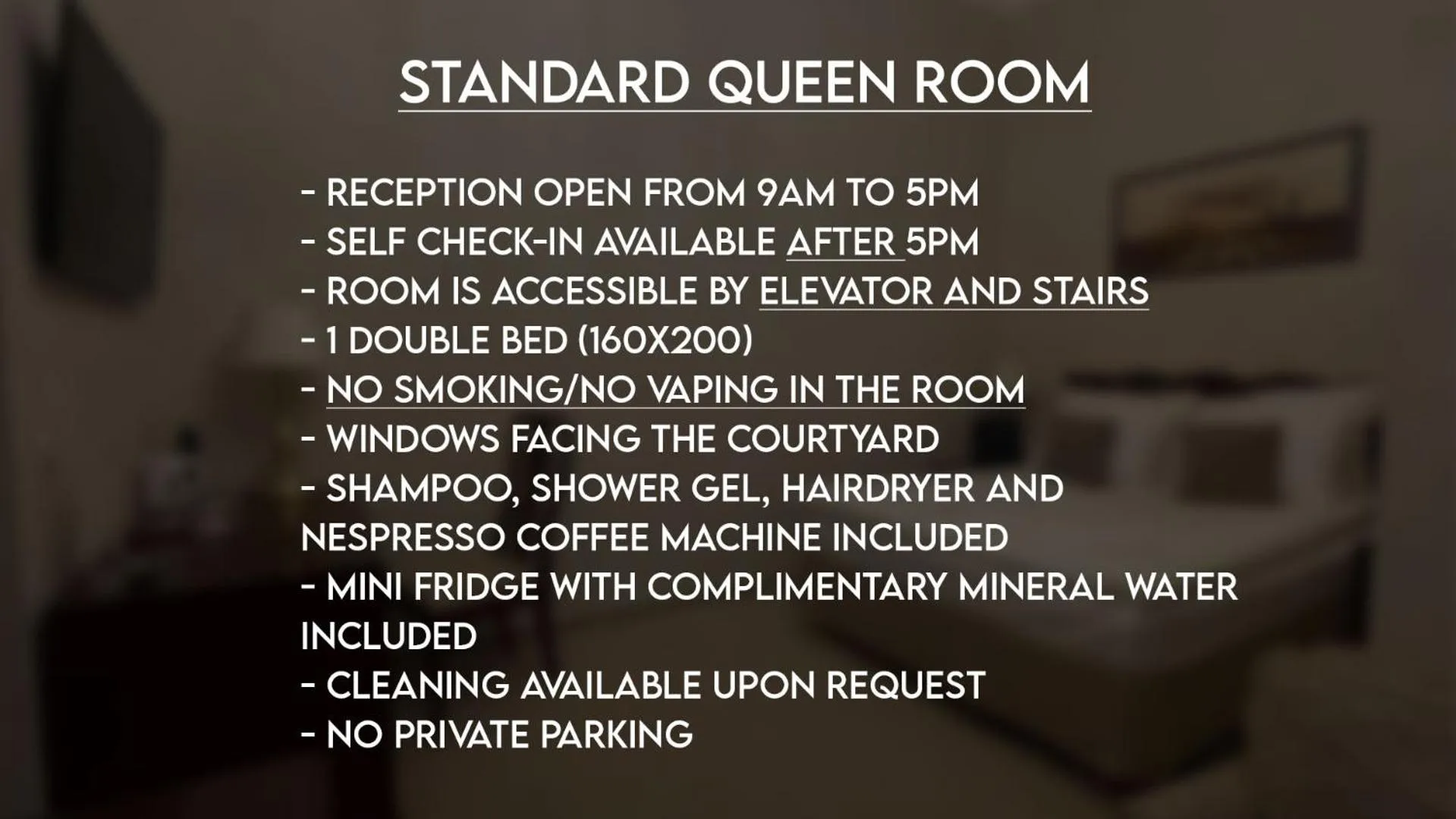 Text overlay in OPERA16 Guestrooms