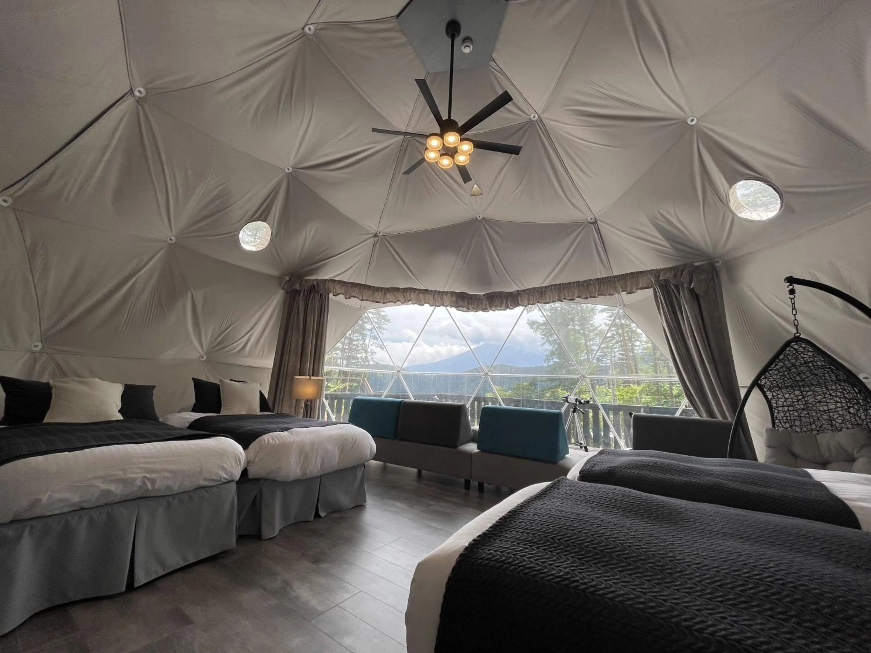 Bed in TOCORO. Mt.Fuji CAMP&GLAMPING