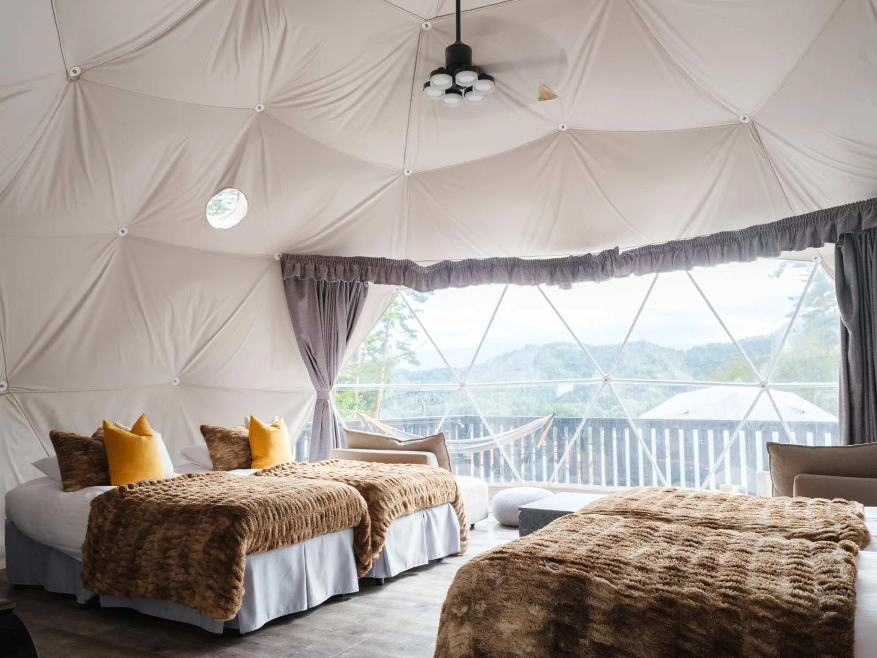 Bed in TOCORO. Mt.Fuji CAMP&GLAMPING