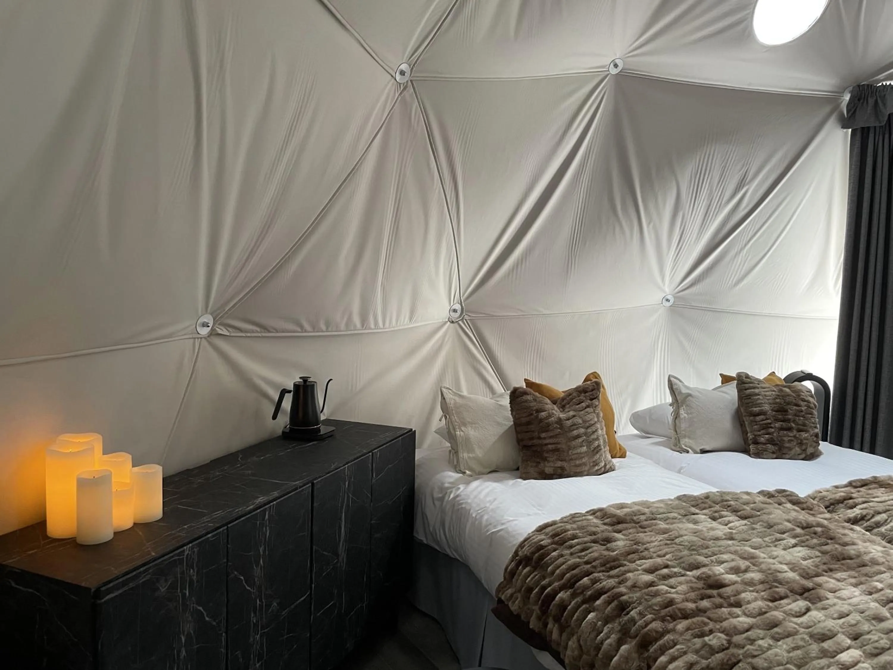 Bed in TOCORO. Mt.Fuji CAMP&GLAMPING