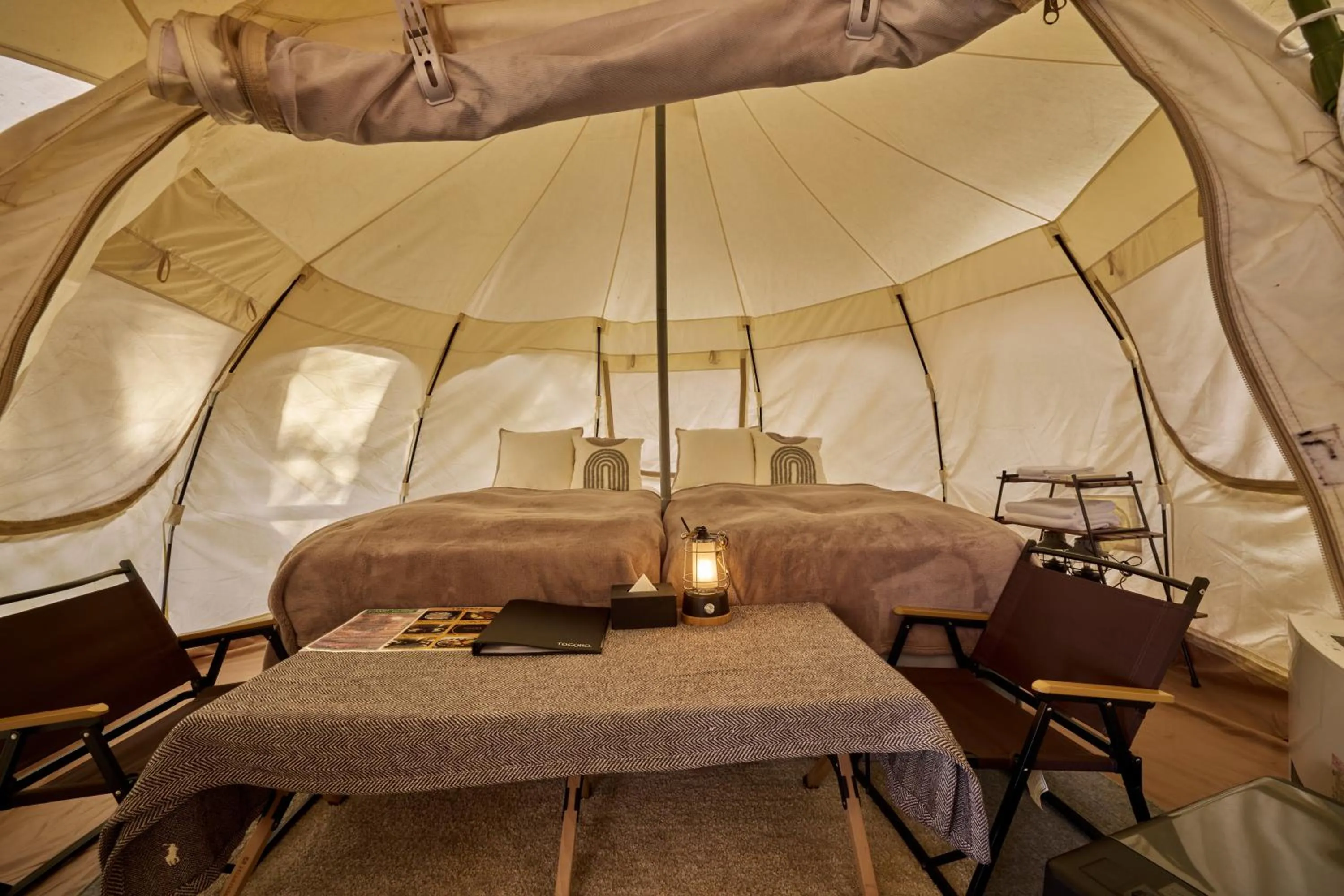 Bed in TOCORO. Mt.Fuji CAMP&GLAMPING