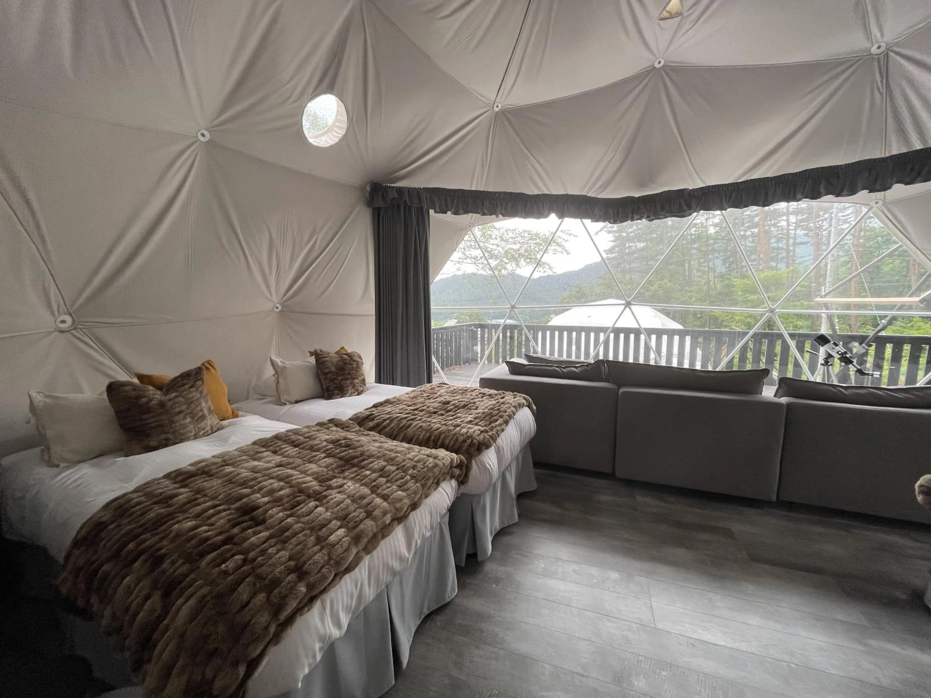 Bed in TOCORO. Mt.Fuji CAMP&GLAMPING