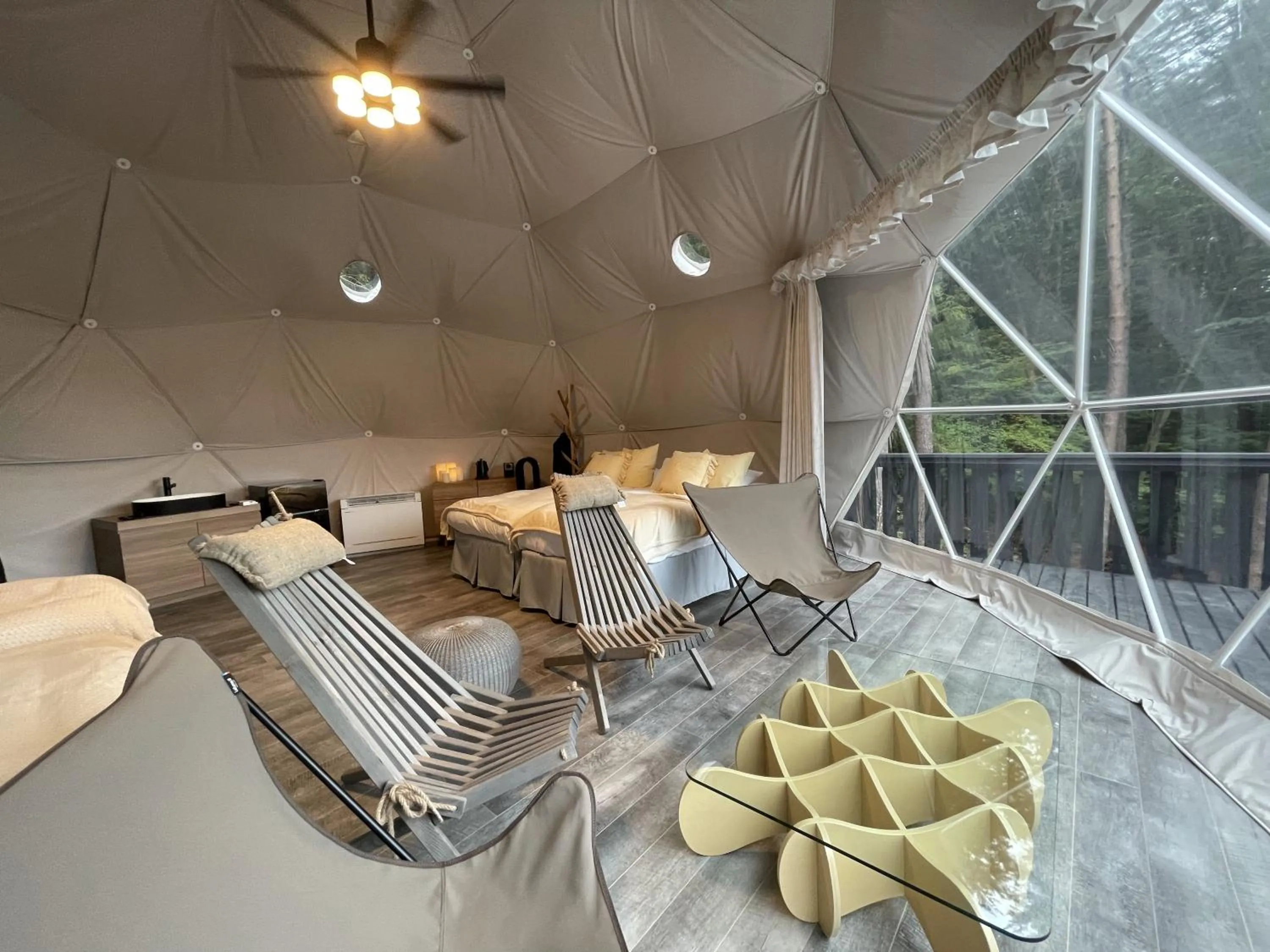 Bed in TOCORO. Mt.Fuji CAMP&GLAMPING