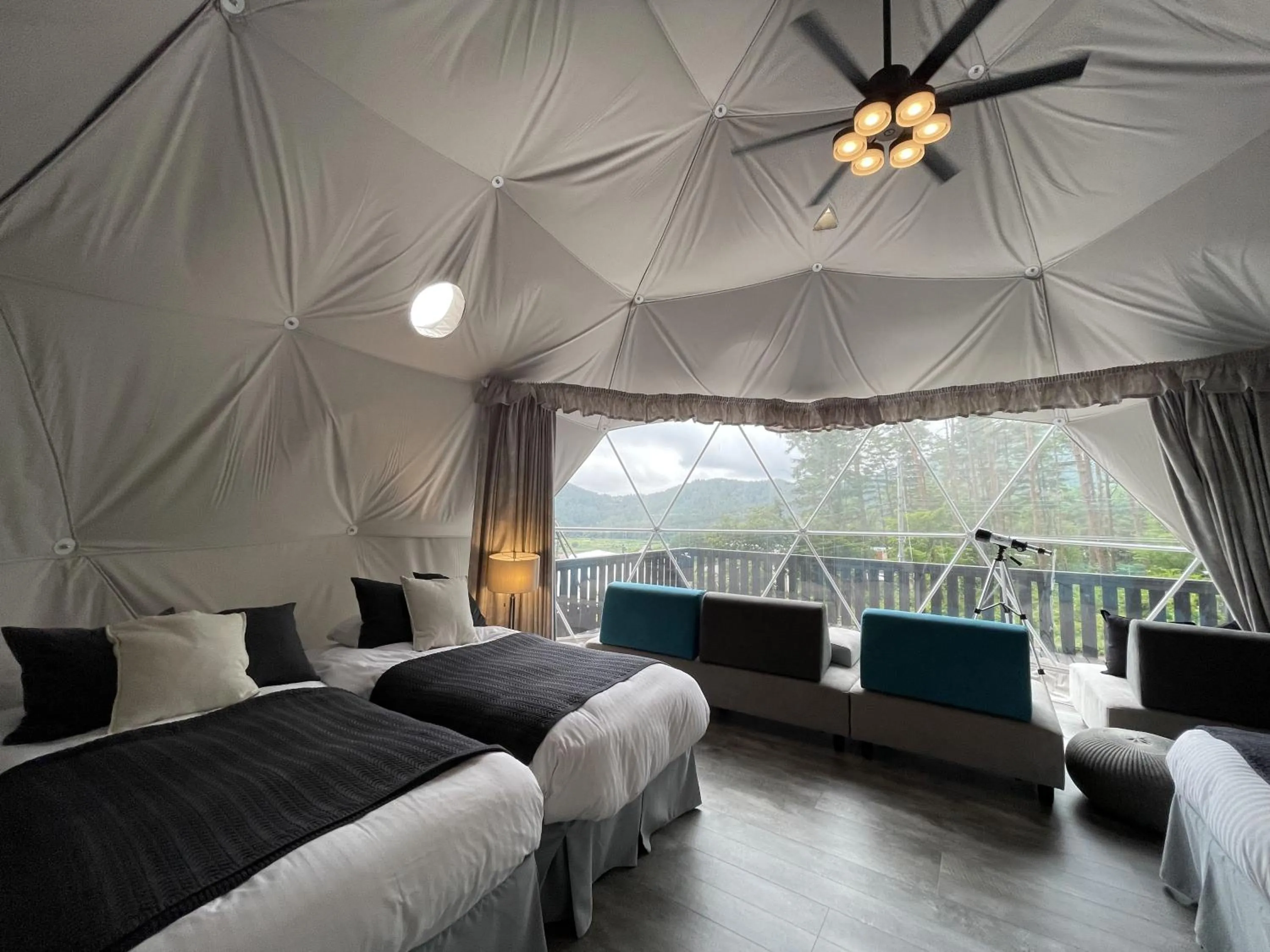 Bed in TOCORO. Mt.Fuji CAMP&GLAMPING