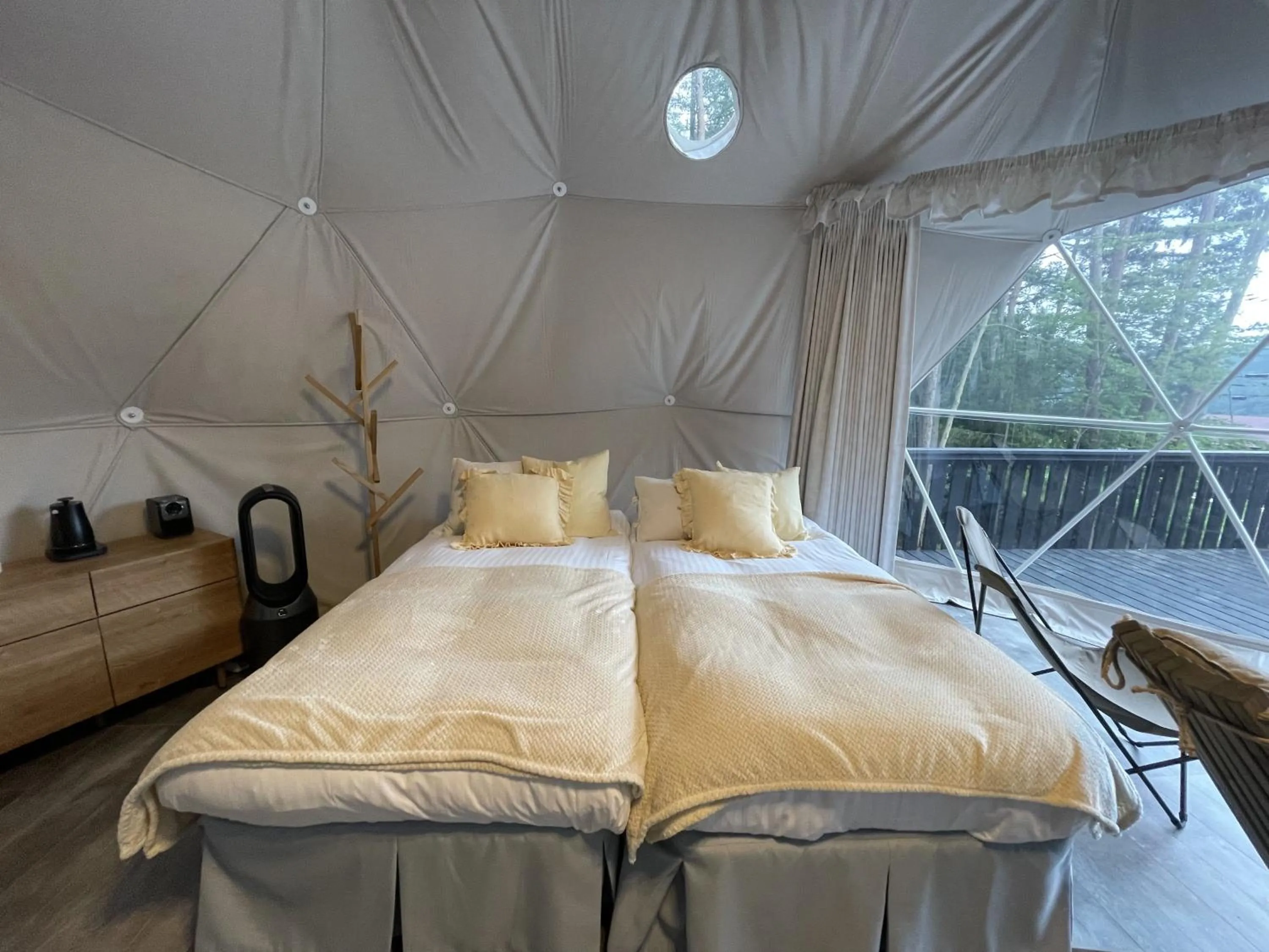 Bed in TOCORO. Mt.Fuji CAMP&GLAMPING