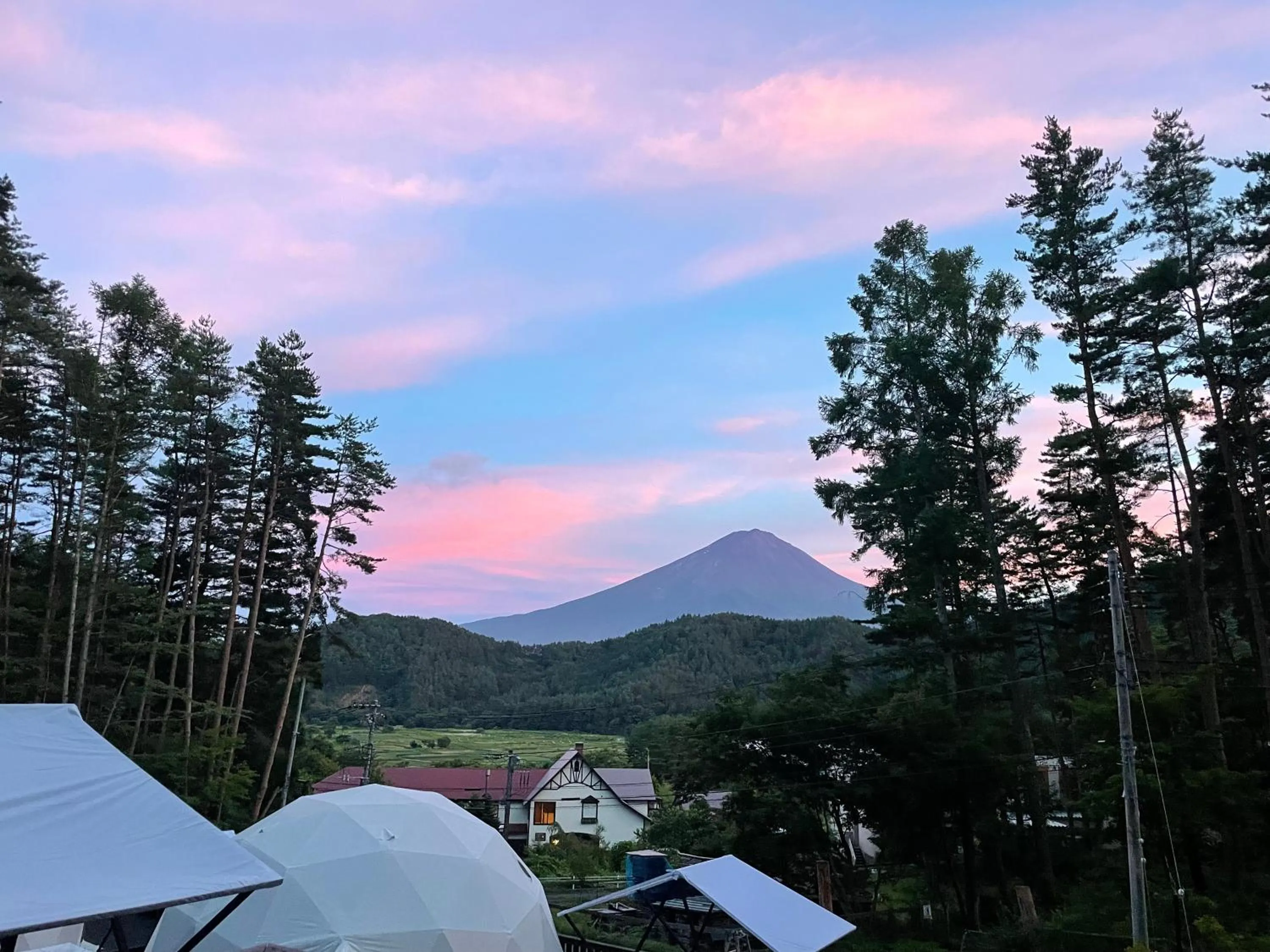 Natural landscape in TOCORO. Mt.Fuji CAMP&GLAMPING