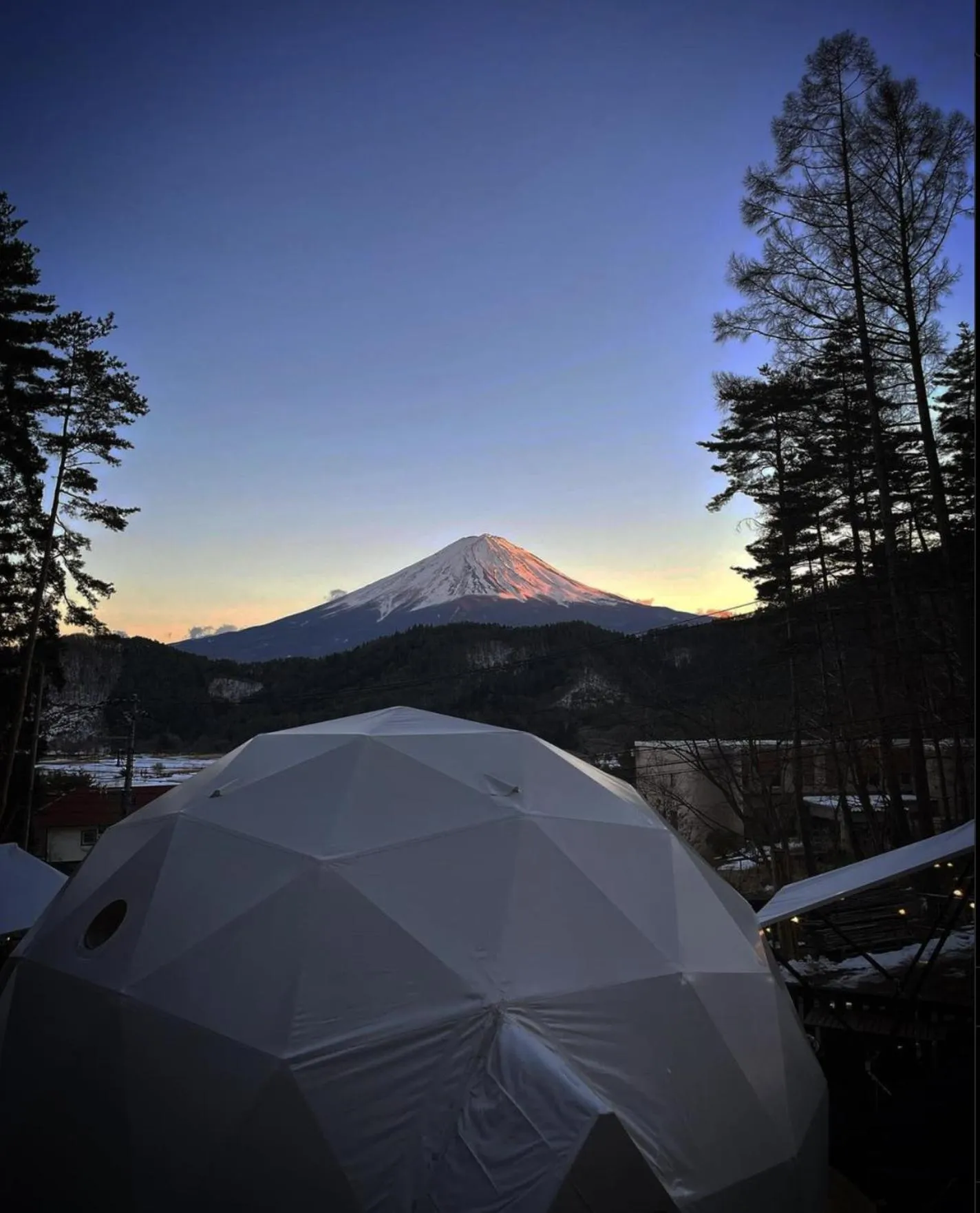 Natural landscape in TOCORO. Mt.Fuji CAMP&GLAMPING