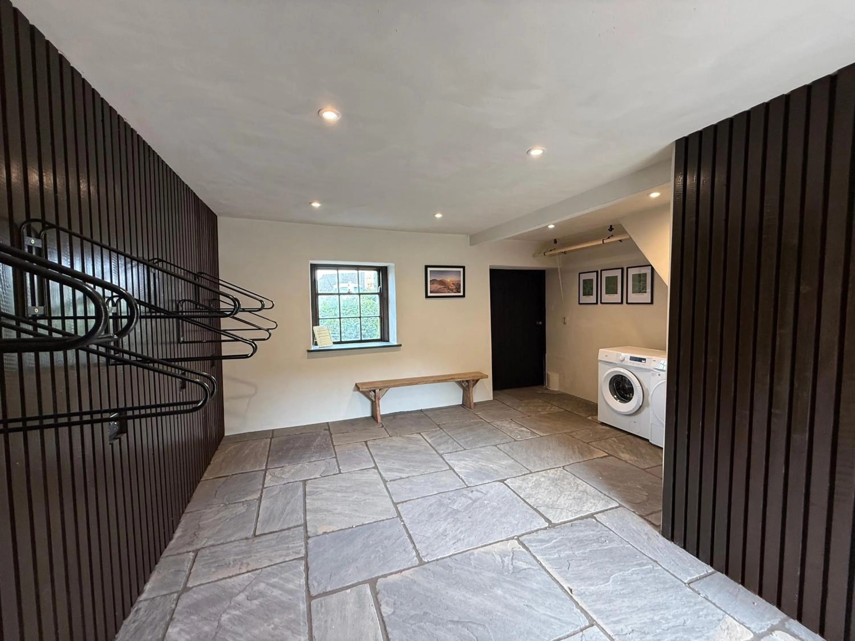 washing machine in Three Cocks Hotel