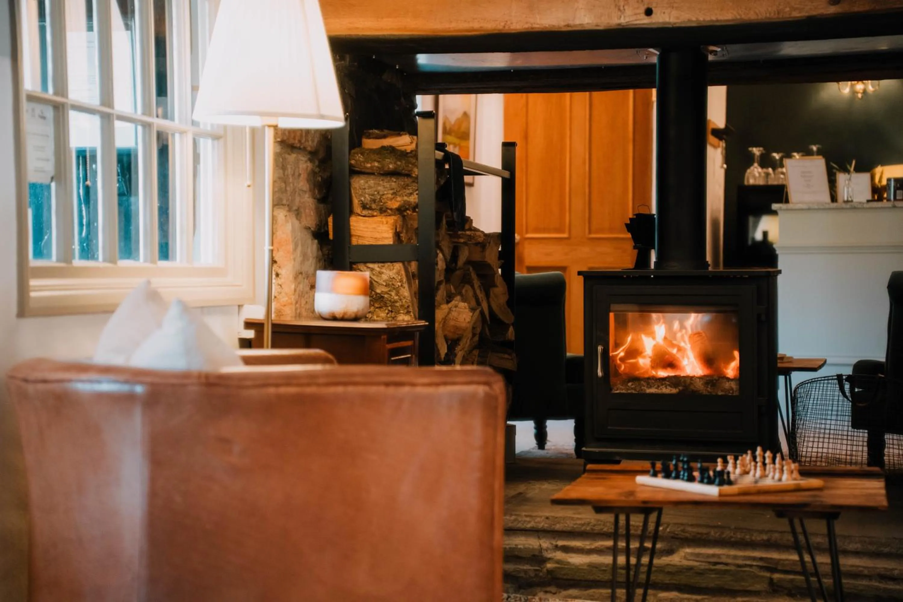 Lobby or reception in Three Cocks Hotel