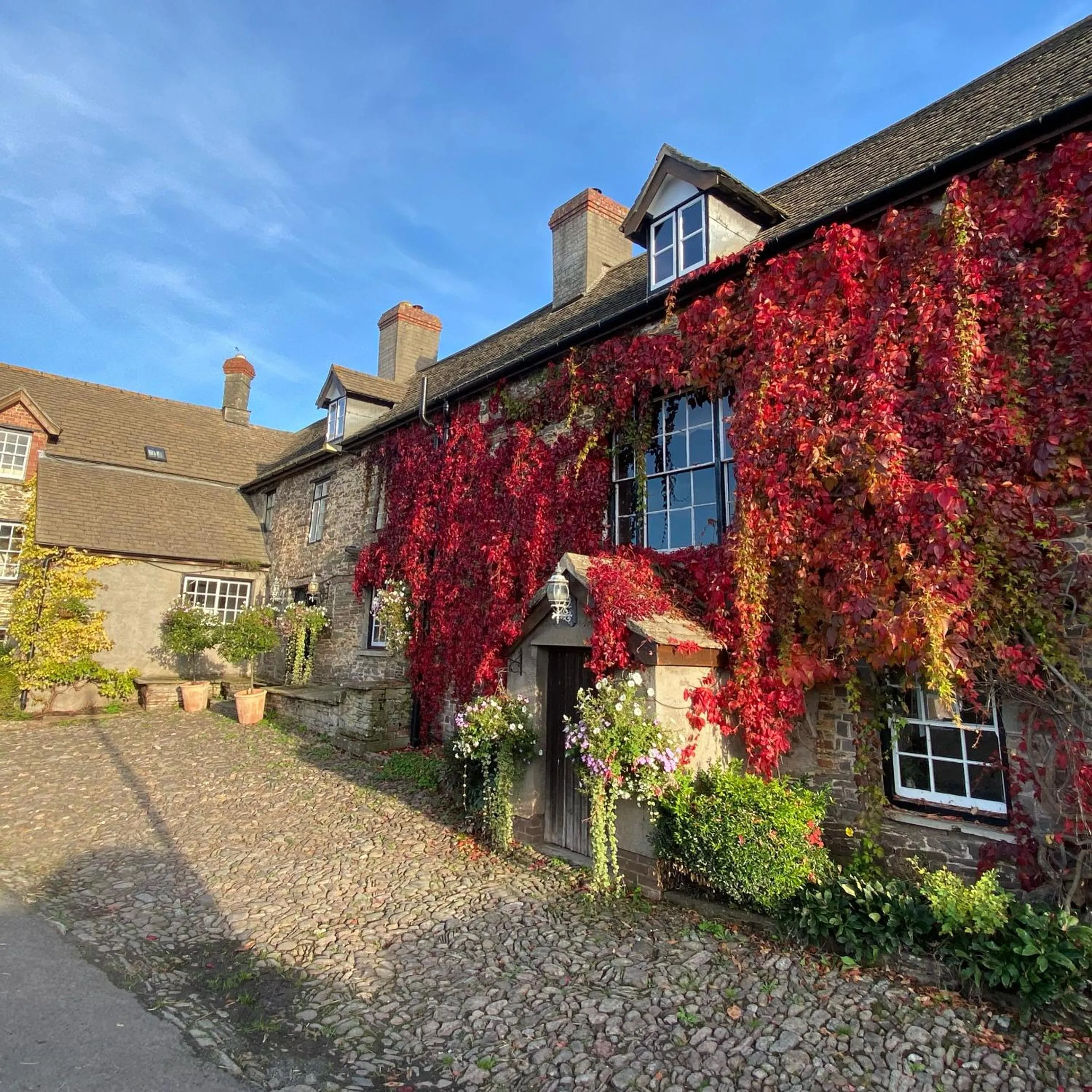 Property building in Three Cocks Hotel