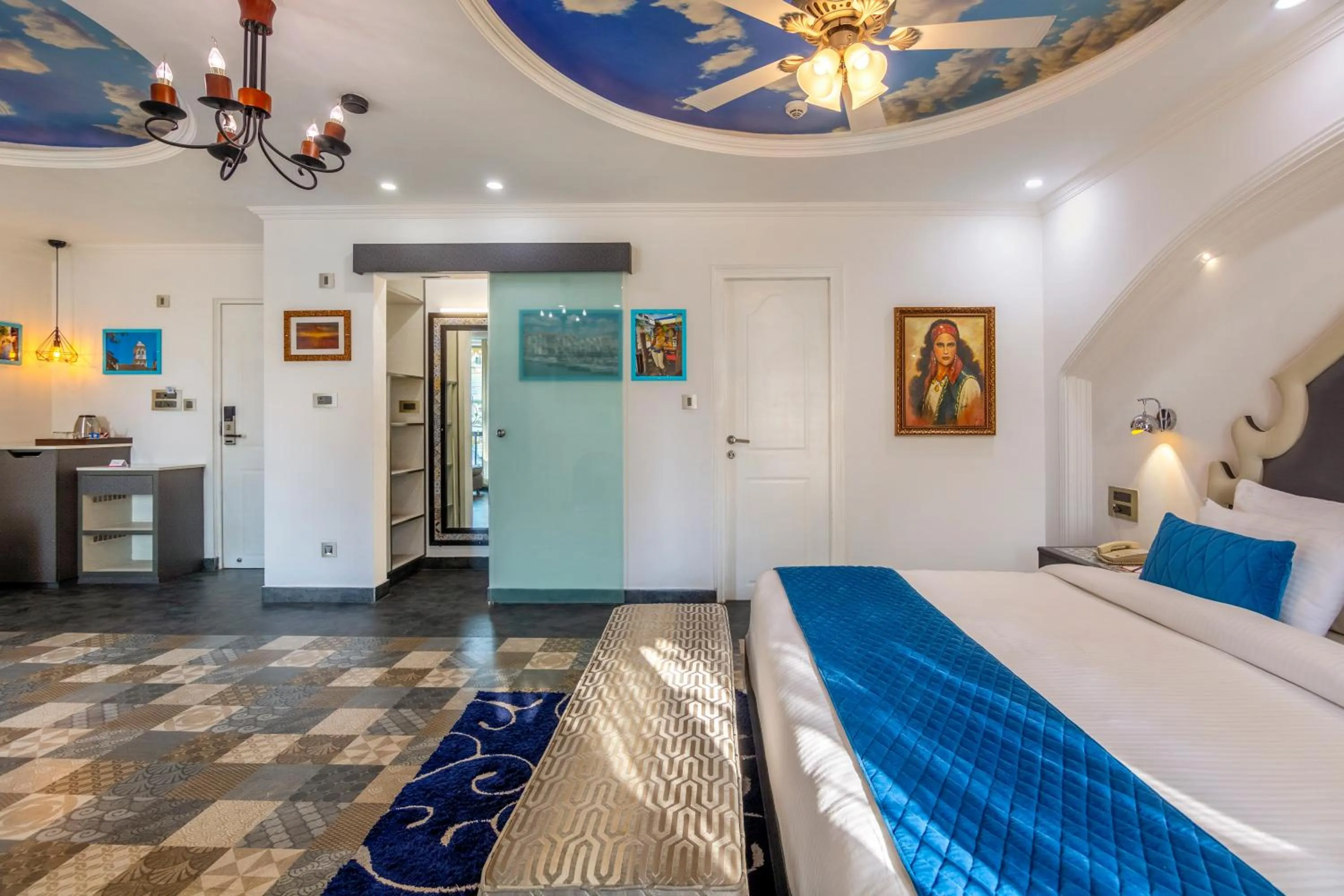 View (from property/room), Bed in Sterling Marbella Dehradun