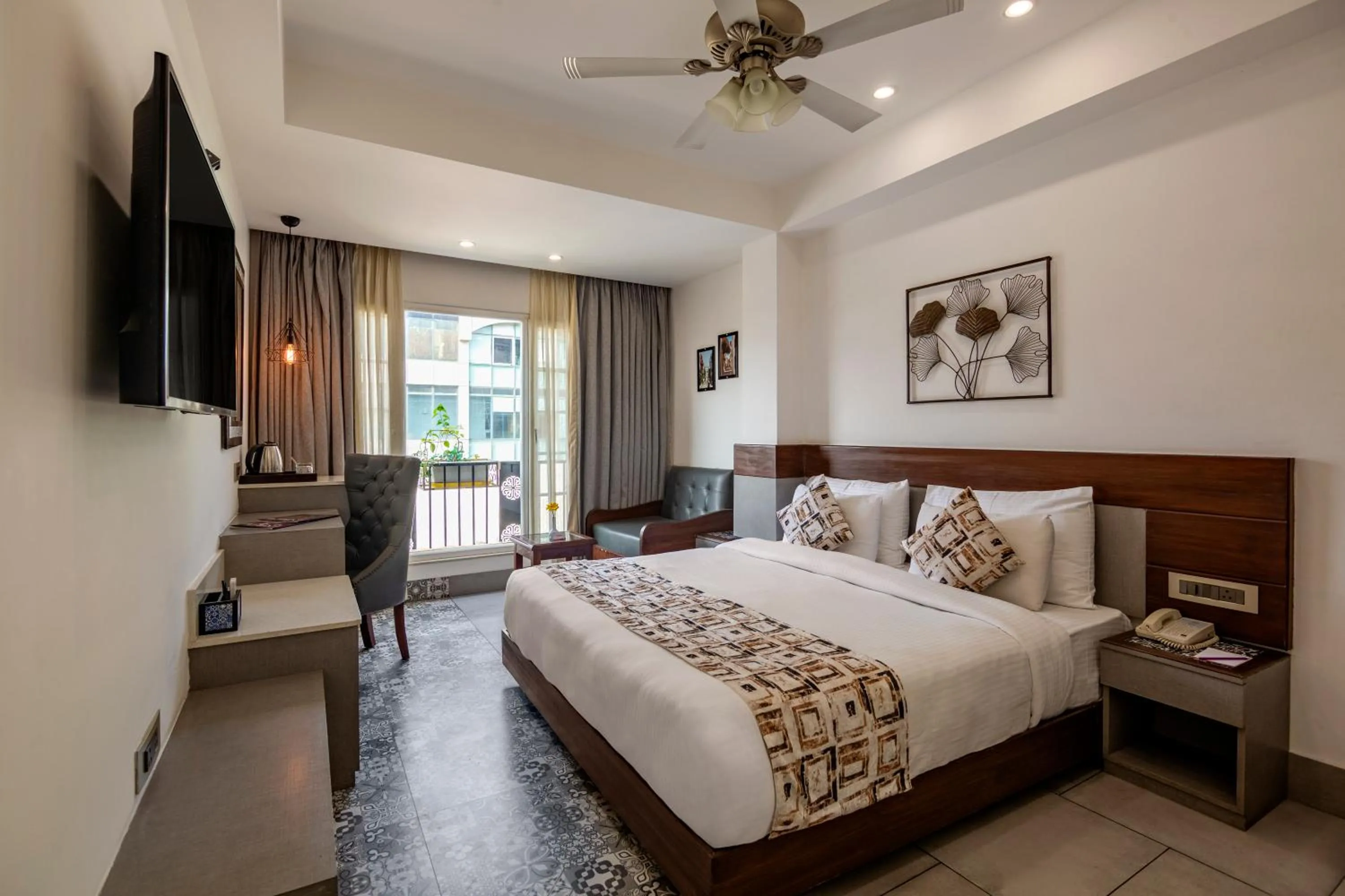 View (from property/room), Bed in Sterling Marbella Dehradun