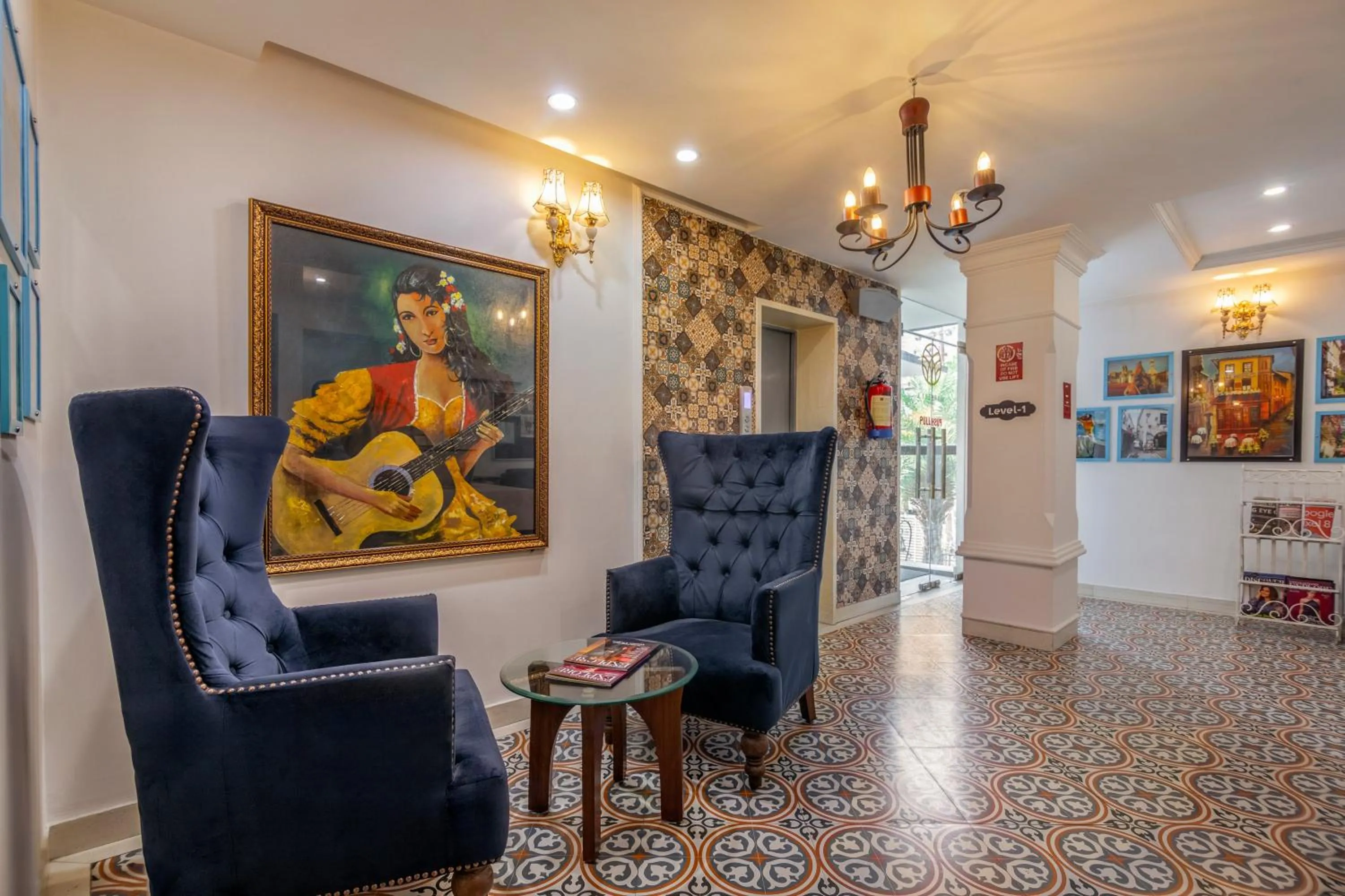 Lobby or reception in Sterling Marbella Dehradun