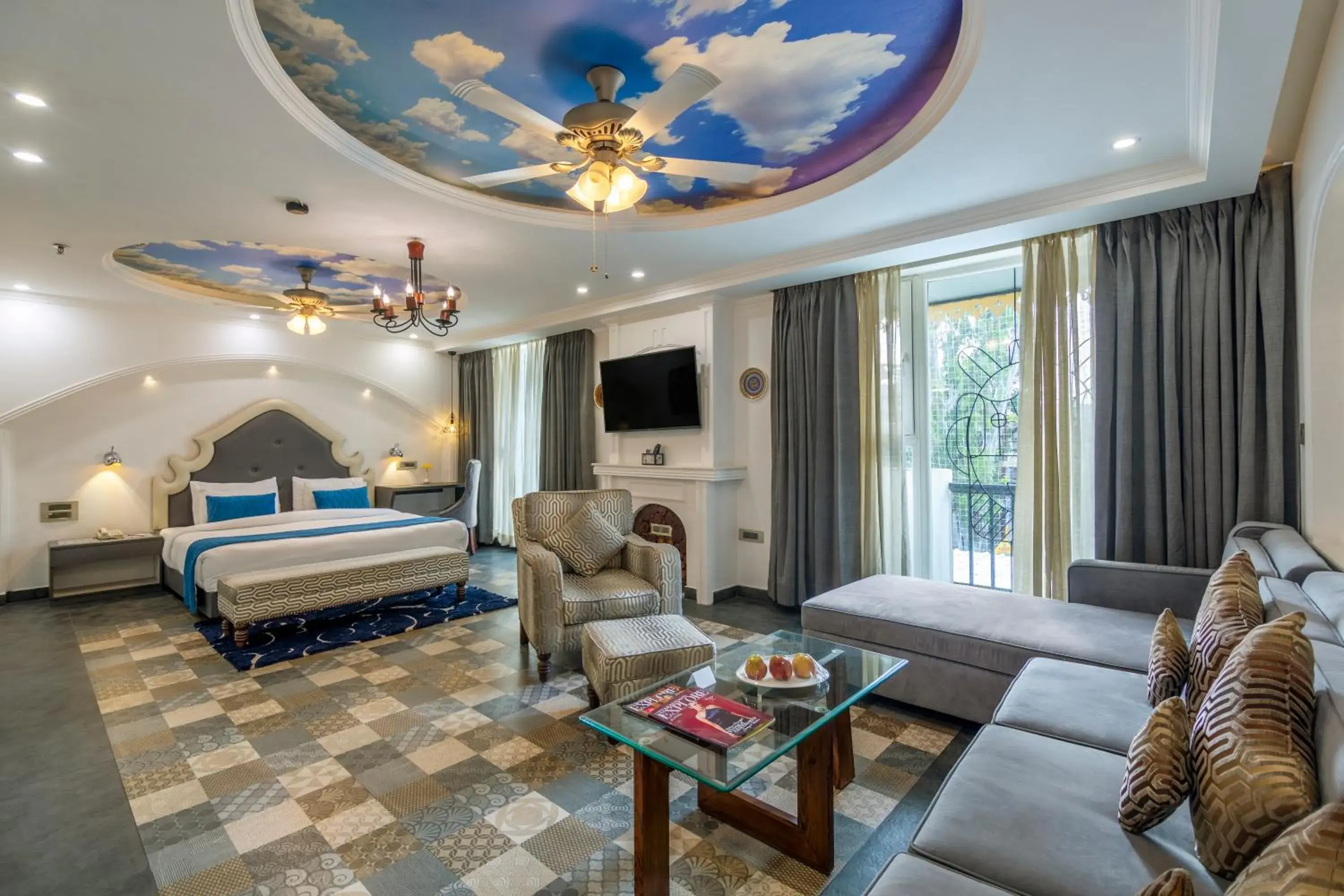 Photo of the whole room, Bed in Sterling Marbella Dehradun Photo of the whole room, Bed in Sterling Marbella Dehradun