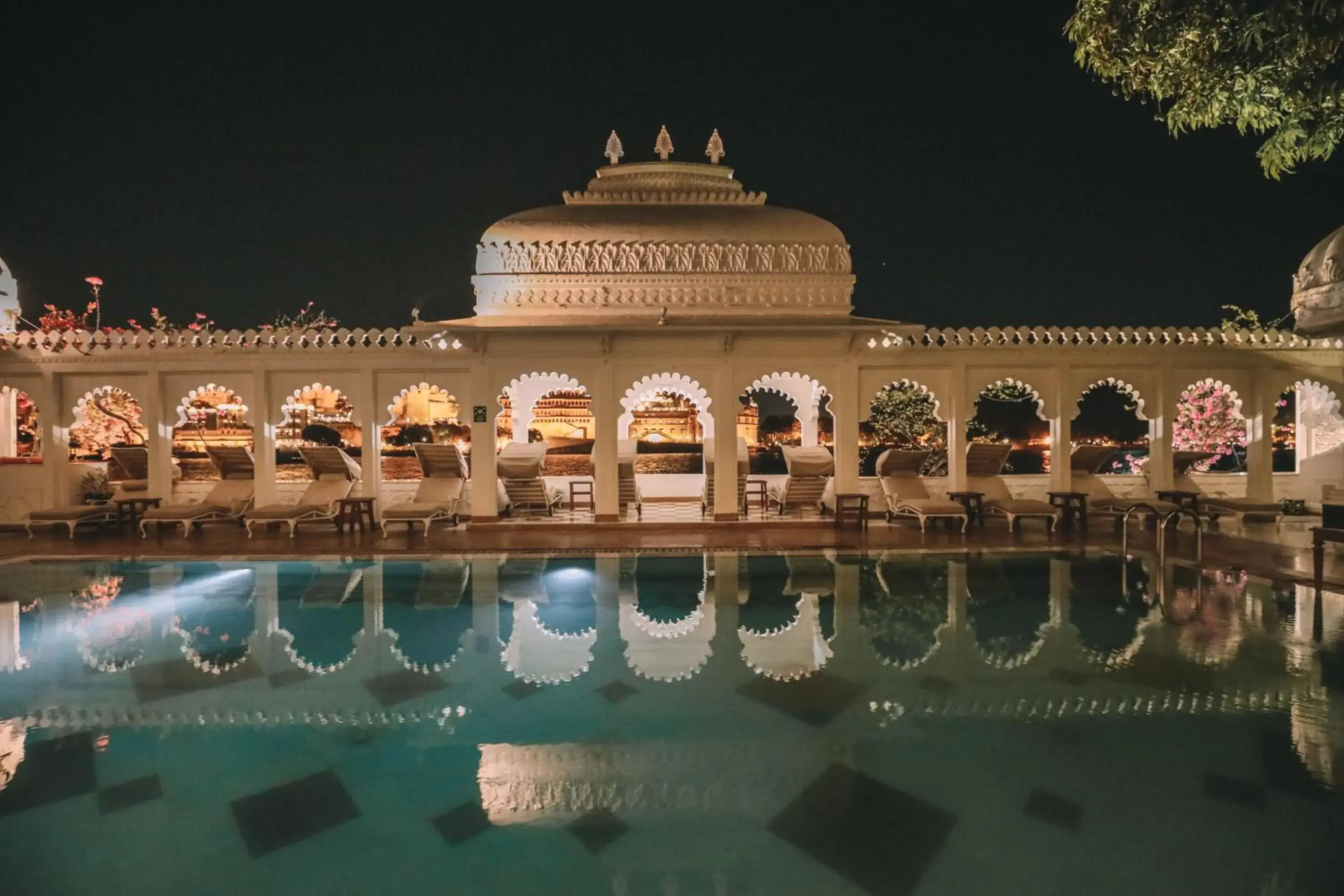 Swimming pool in Taj Lake Palace Udaipur Swimming pool in Taj Lake Palace Udaipur