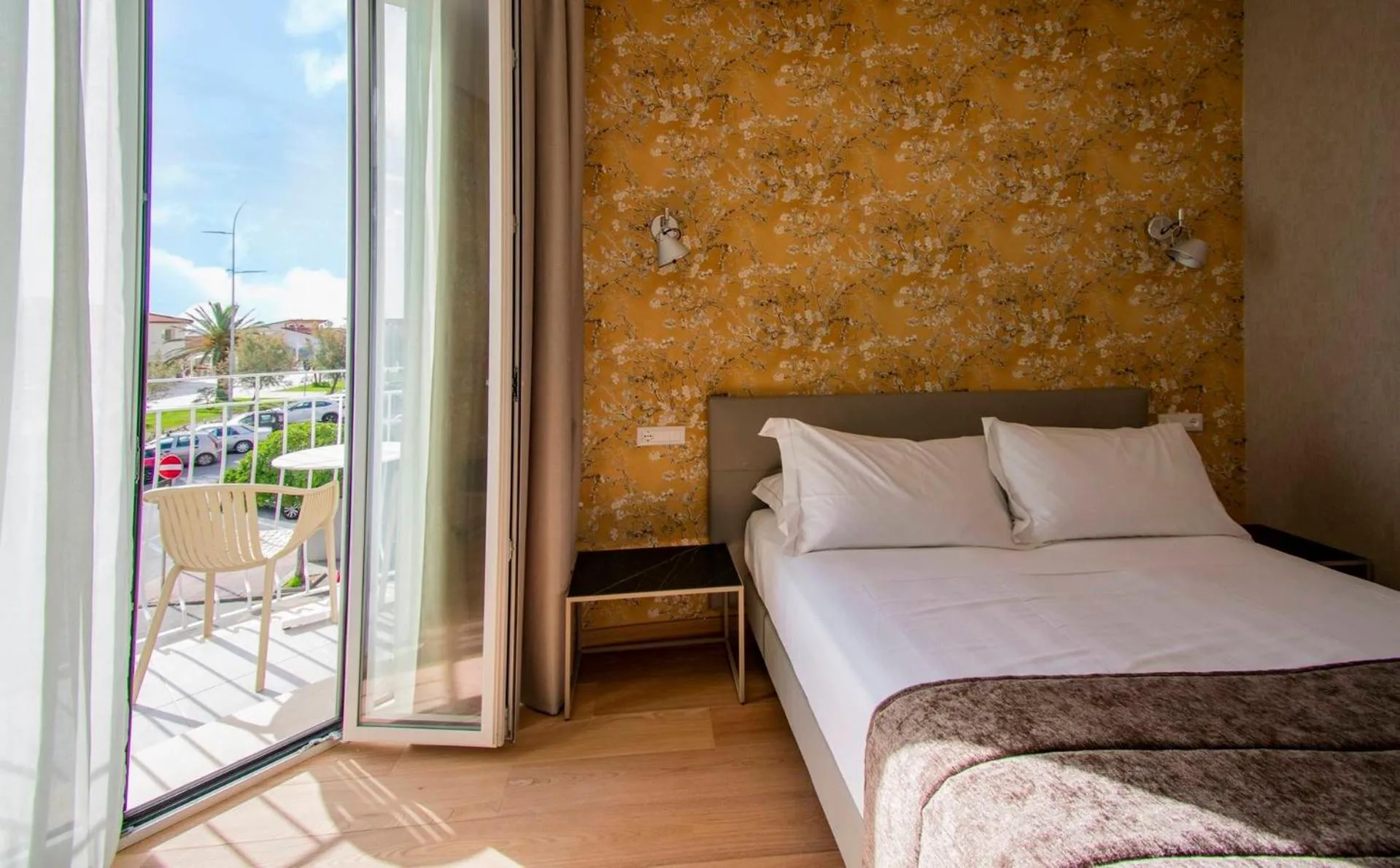 Bed in Hotel Medusa