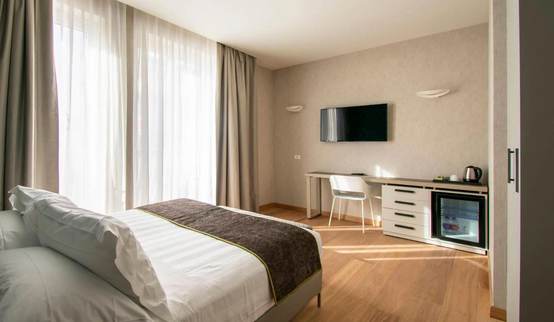 Bed in Hotel Medusa