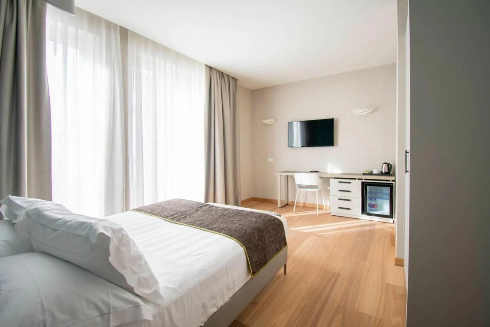 Bed in Hotel Medusa