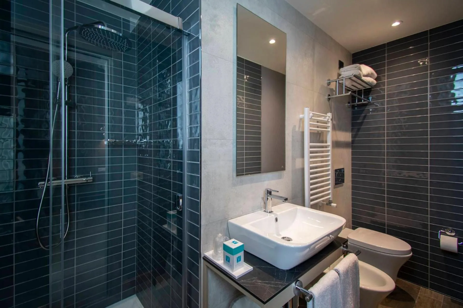 Shower in Hotel Medusa