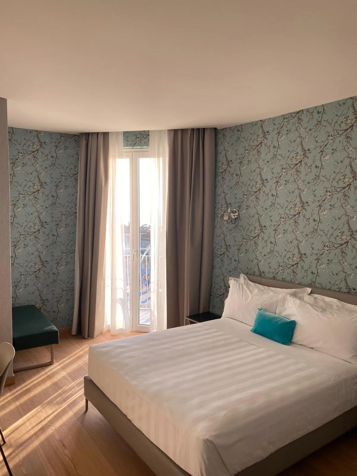 Bed in Hotel Medusa