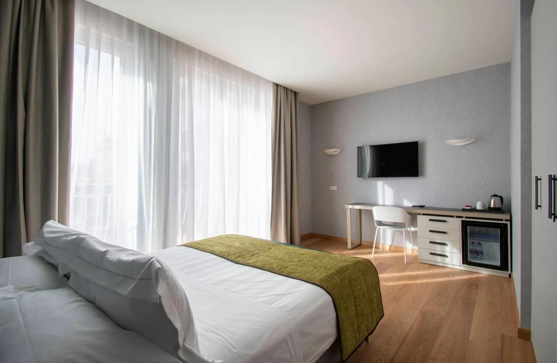 Bed in Hotel Medusa