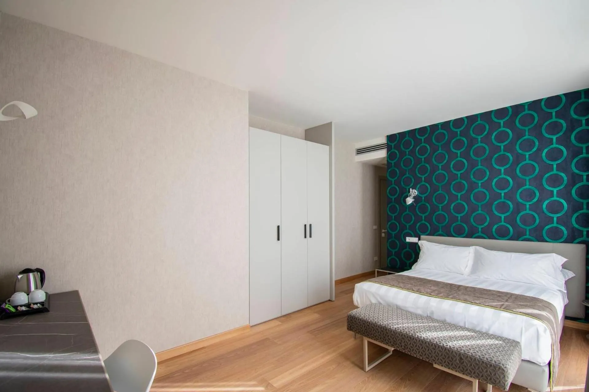 Bed in Hotel Medusa