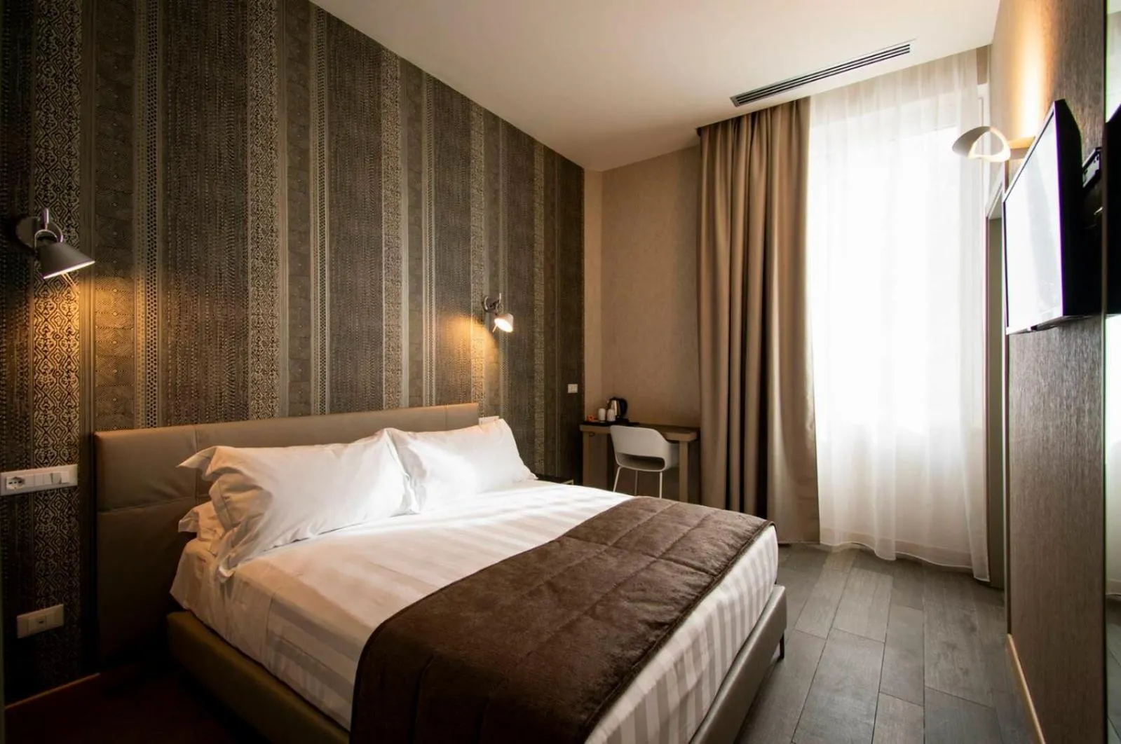 Bed in Hotel Medusa