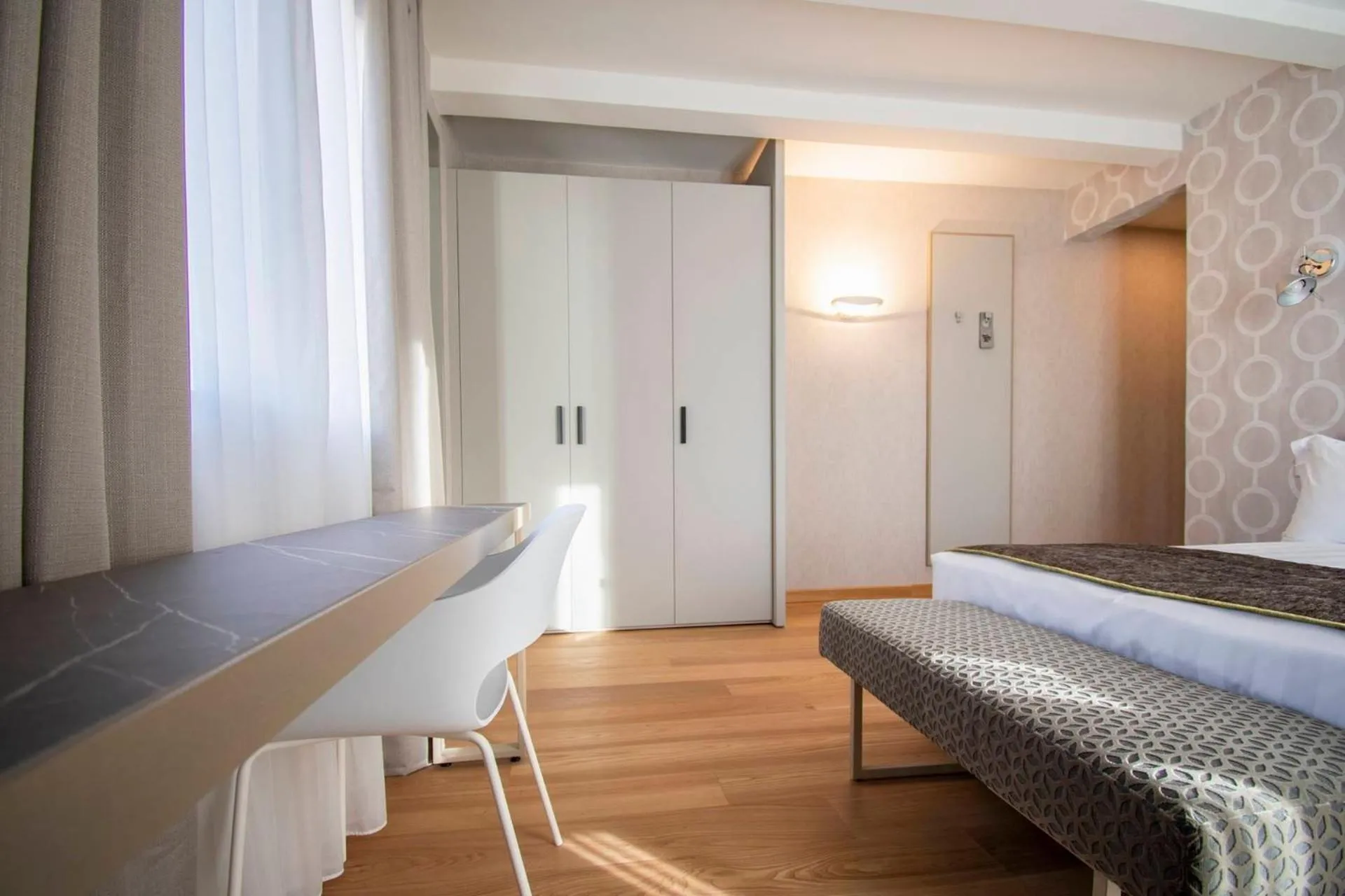 Bed in Hotel Medusa
