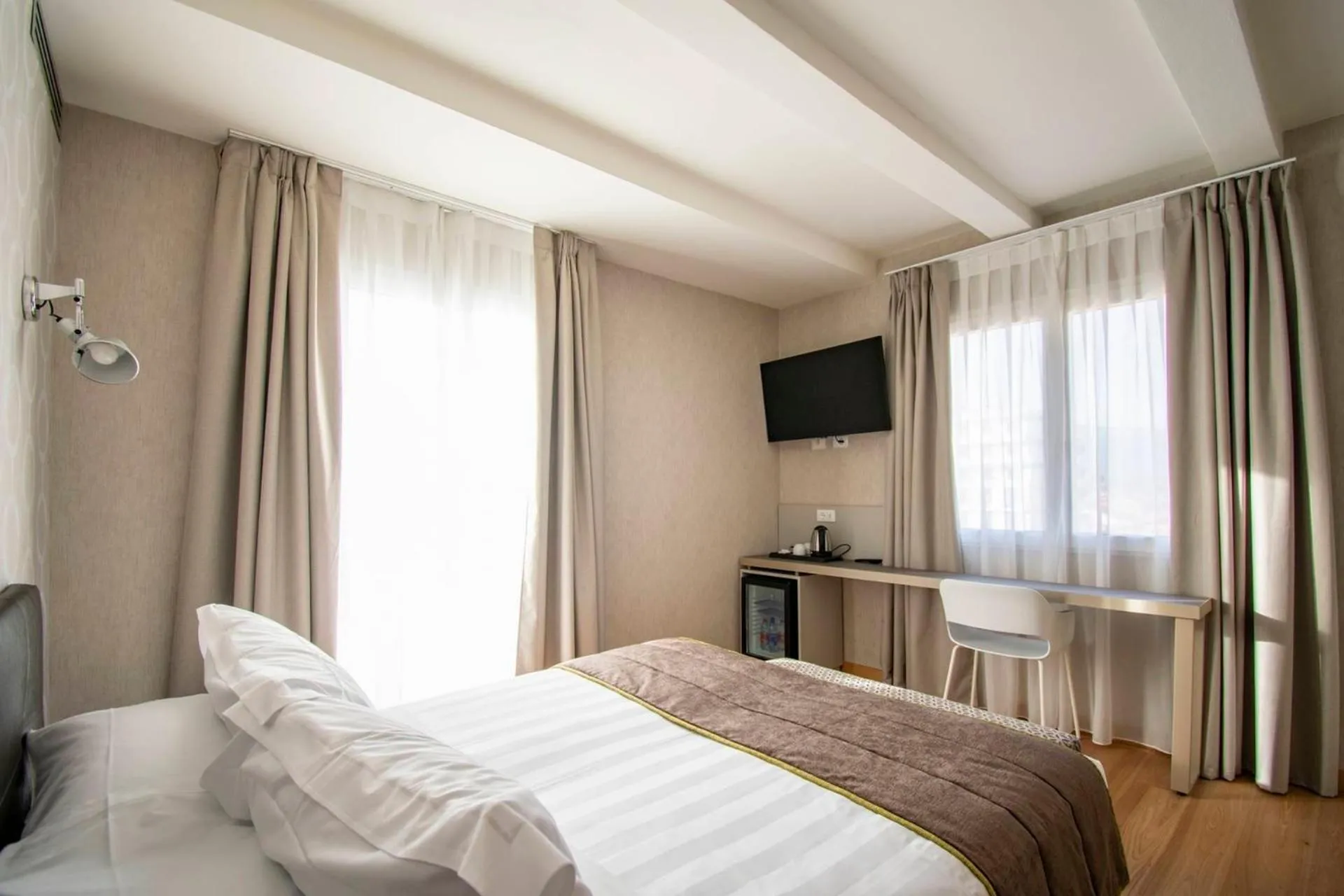 Bed in Hotel Medusa