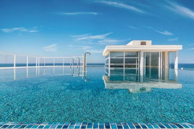Pool view in Hotel Medusa