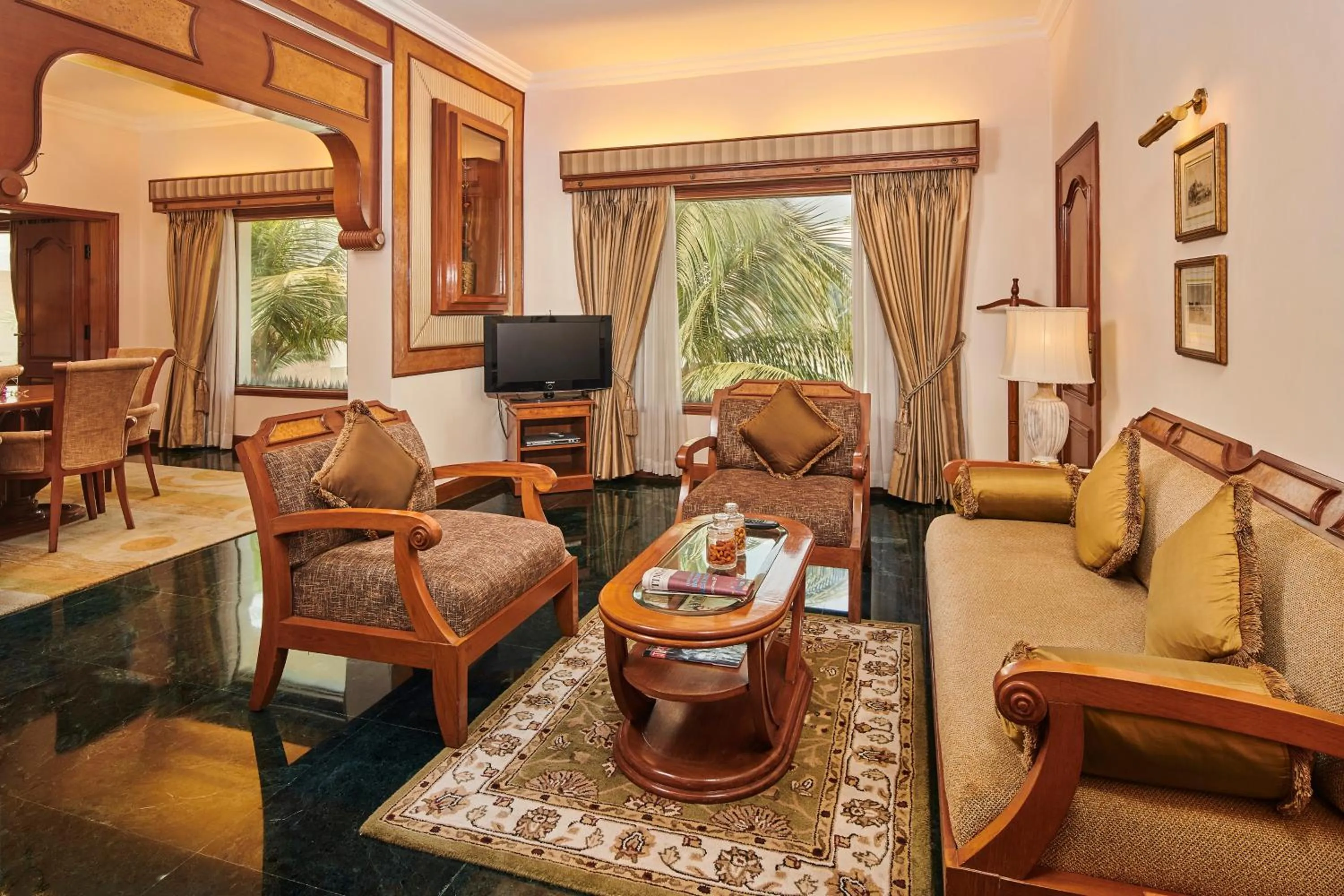 Seating area in The Ummed Ahmedabad Airport
