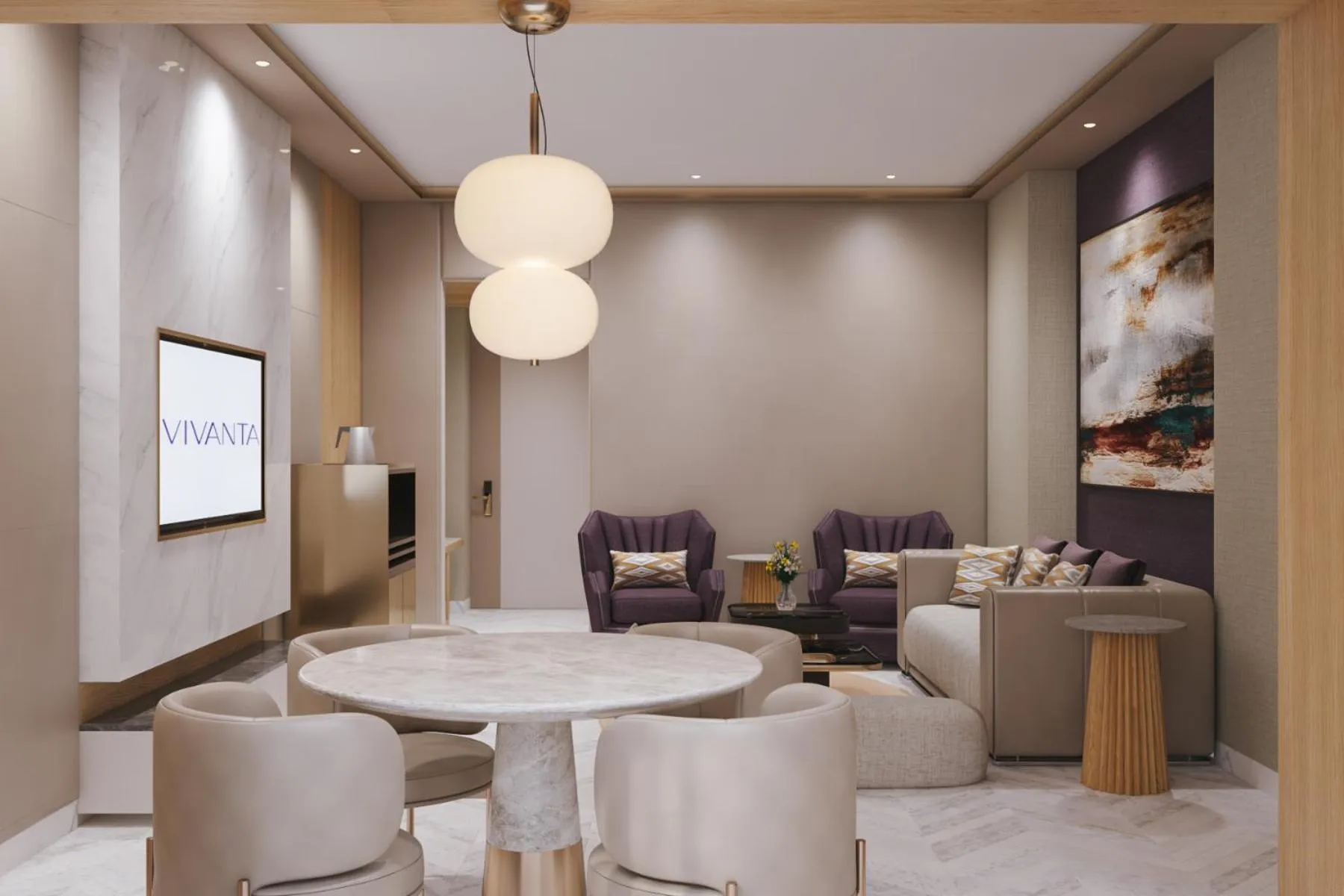 Library in Vivanta Vijayawada, MG Road