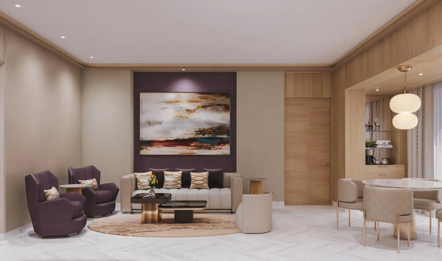 Living room in Vivanta Vijayawada, MG Road Living room in Vivanta Vijayawada, MG Road