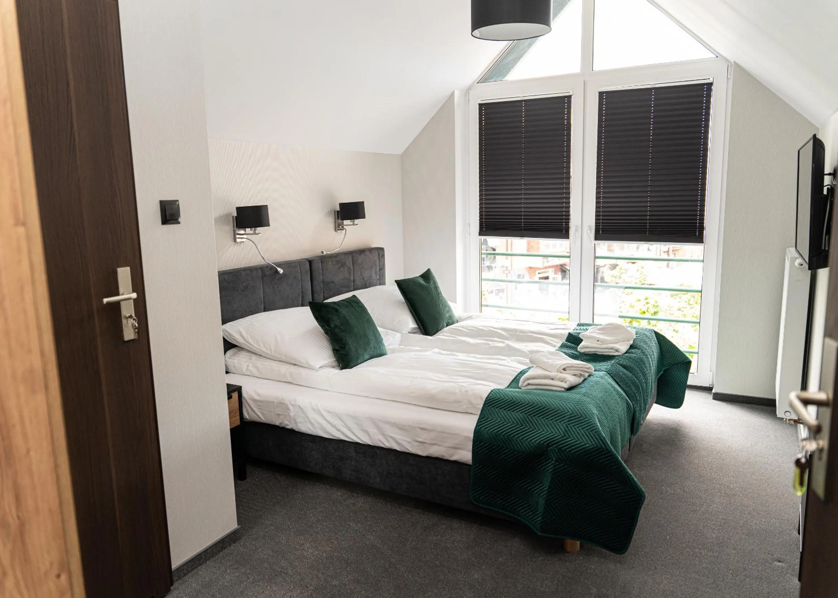 Bed in Hotel KAVKA & Restauracja