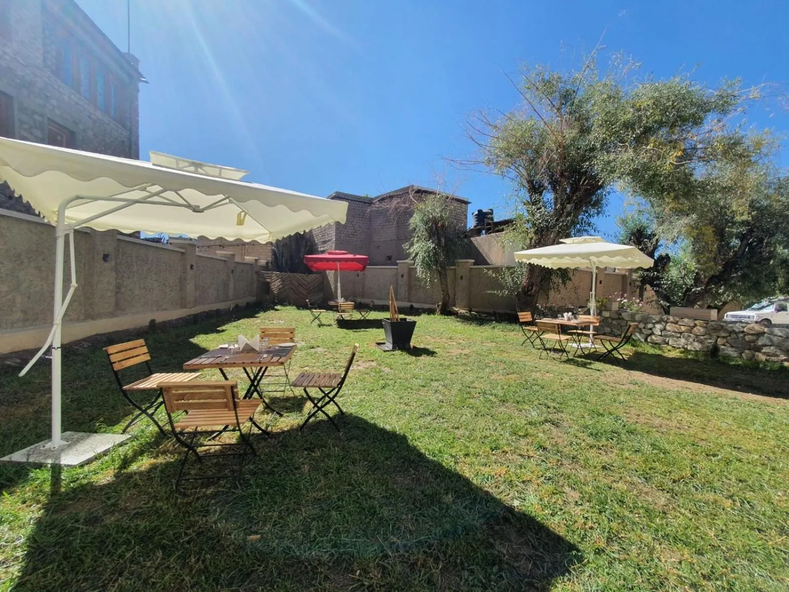 Garden in Hotel Amanthi Ladakh