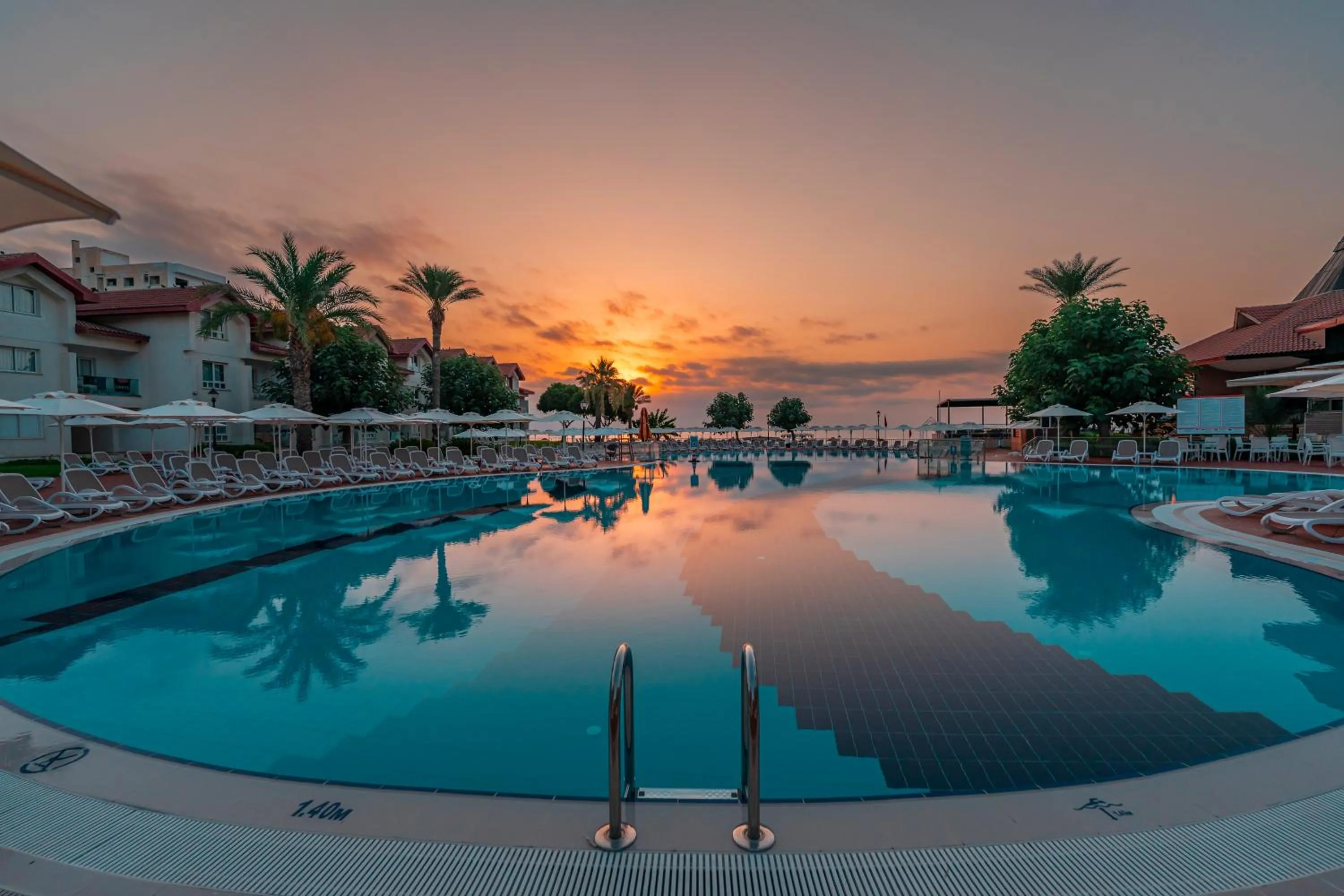Pool view in Salamis Bay Conti Hotel Resort & SPA & Casino