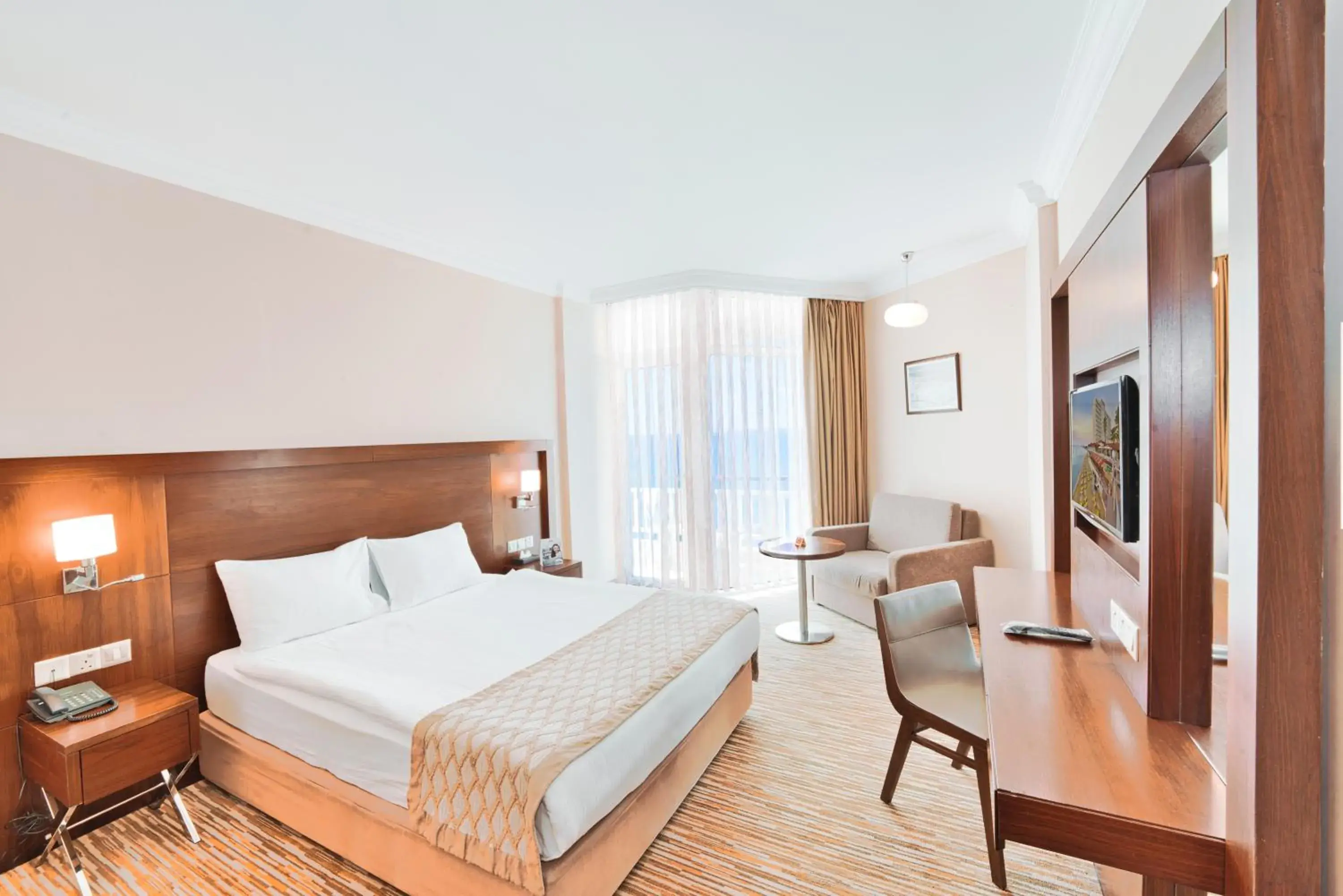 Bedroom, Bed in Salamis Bay Conti Hotel Resort & SPA & Casino Bedroom, Bed in Salamis Bay Conti Hotel Resort & SPA & Casino