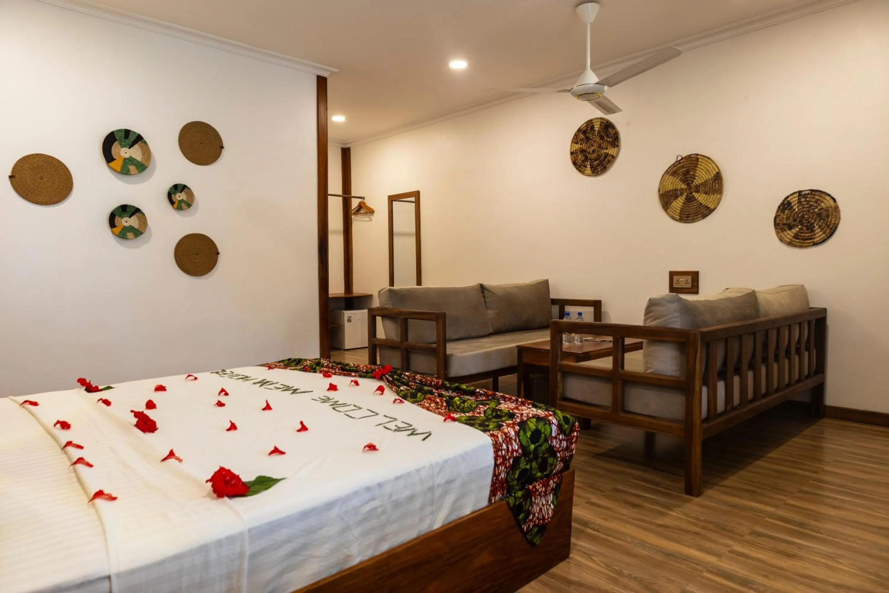 Bed in Mem Luxury Apartments and Hotel