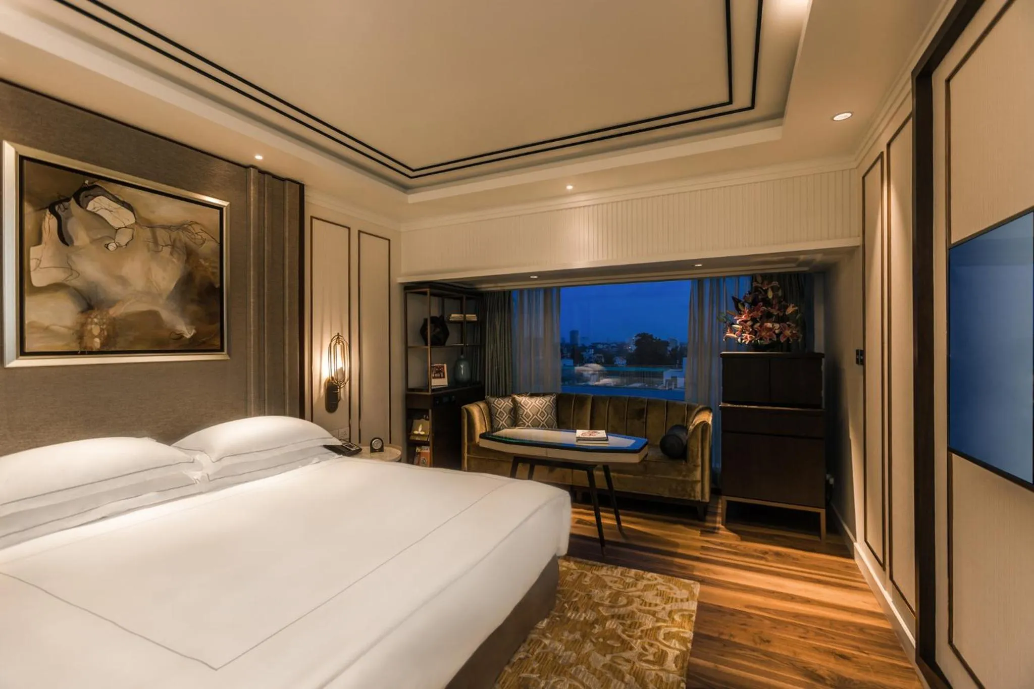 Photo of the whole room, Bed in Taj MG Road Bengaluru