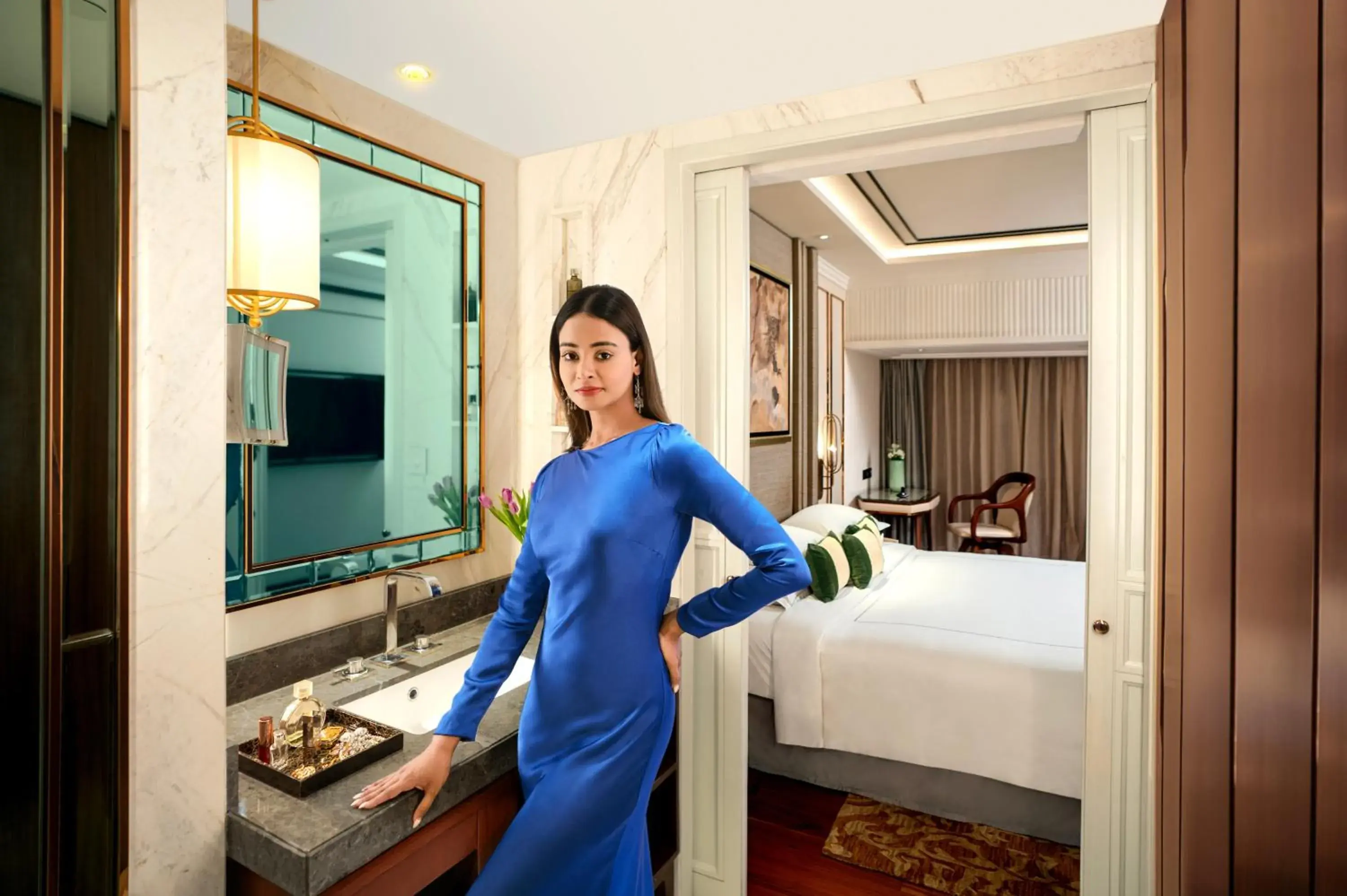 Deluxe Room Pool View King Bed - single occupancy in Taj MG Road Bengaluru Deluxe Room Pool View King Bed - single occupancy in Taj MG Road Bengaluru